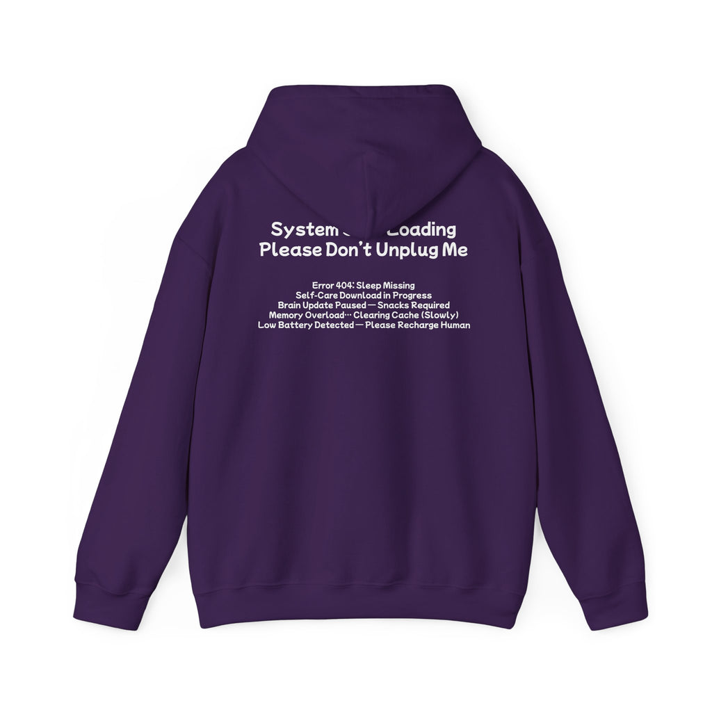 🔥 Brain Buffering Hoodie • 67% Loading Pullover • Funny Gamer Error Hoodie • Front + Back Loading Screen Design • Mental Health Gamer Gift