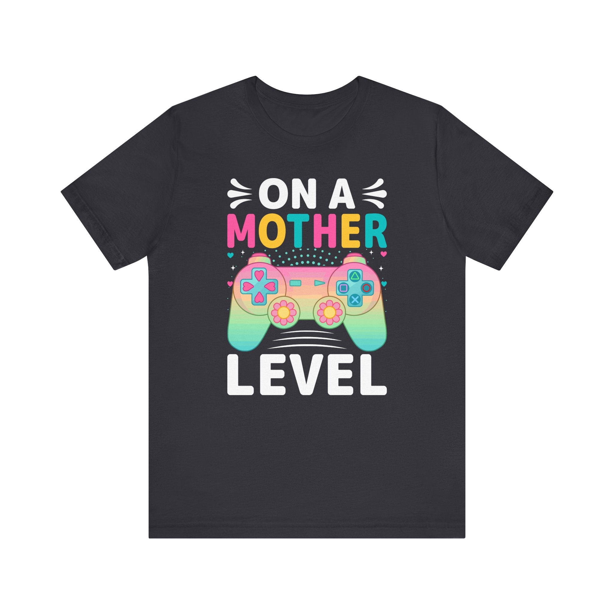 On A Mother Level T-Shirt | Gaming Mom Shirt | Gamer Mother Gift | Retro Gaming Mom Tee