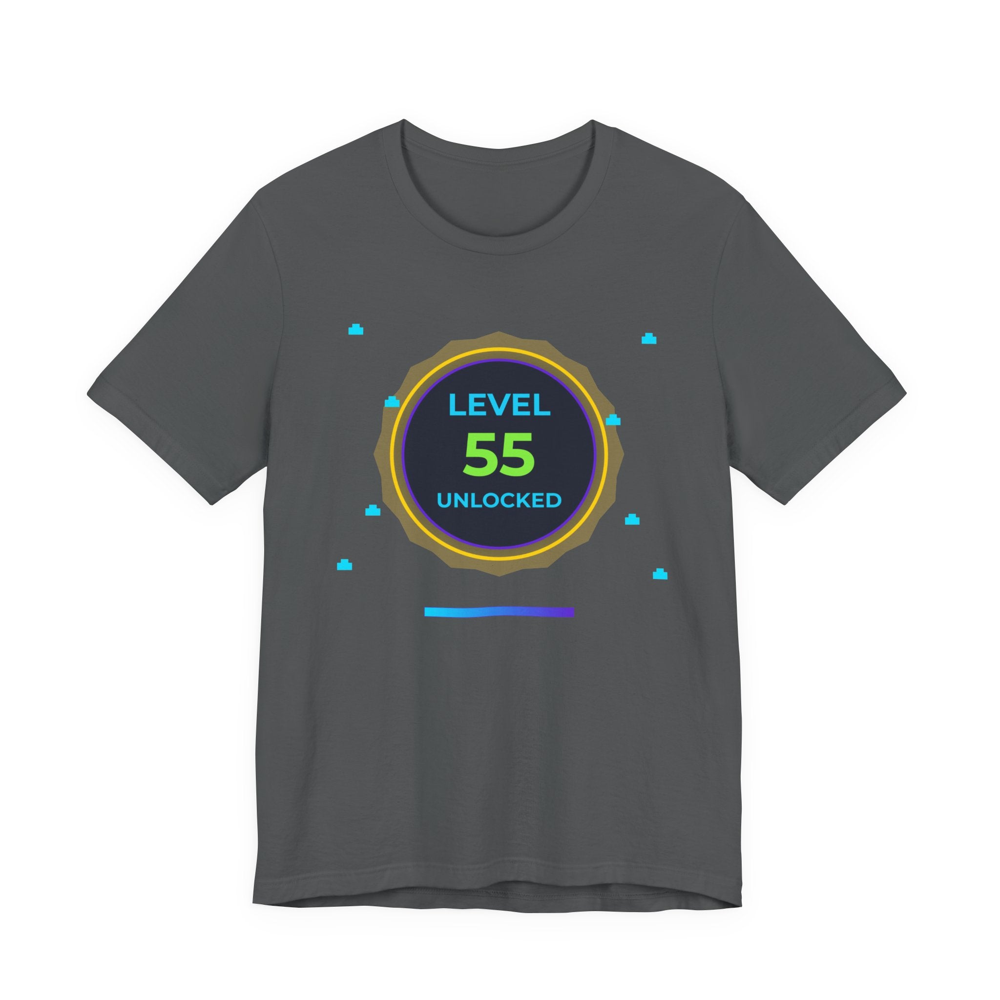 🔥 Level 55 Legend Shirt • Front + Back Design • 55th Birthday Gamer Gift • Retro Gaming Tee • Achievement Badge • Milestone Birthday