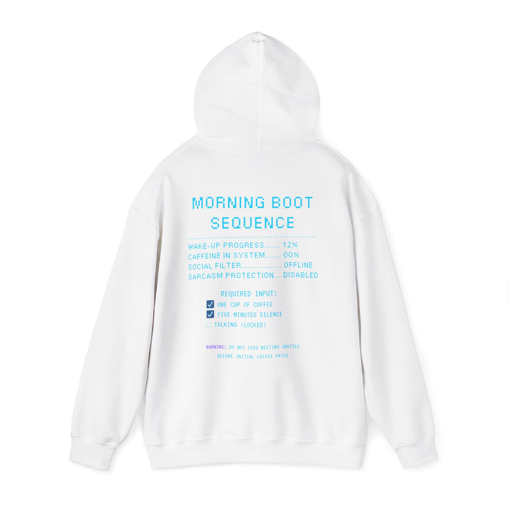 ☕ HUMAN.EXE NEEDS COFFEE Hoodie • Insert Coffee to Respawn Gamer Hoodie • Morning Boot Sequence Pixel Sweatshirt • Cozy Retro Gamer Gift
