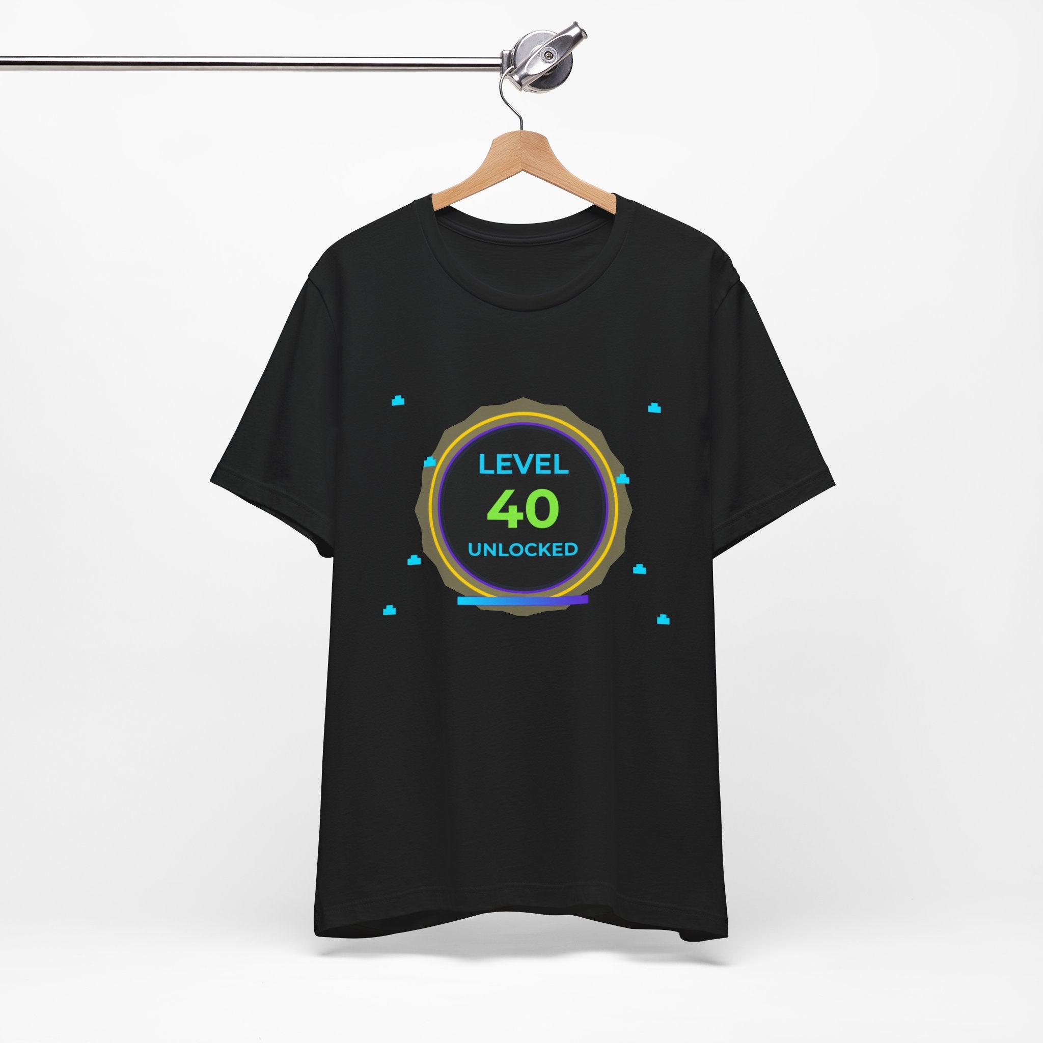 🔥 Level 40 Legend Shirt • Front + Back Design • 40th Birthday Gamer Gift • Retro Gaming Tee • Achievement Badge • Milestone Birthday