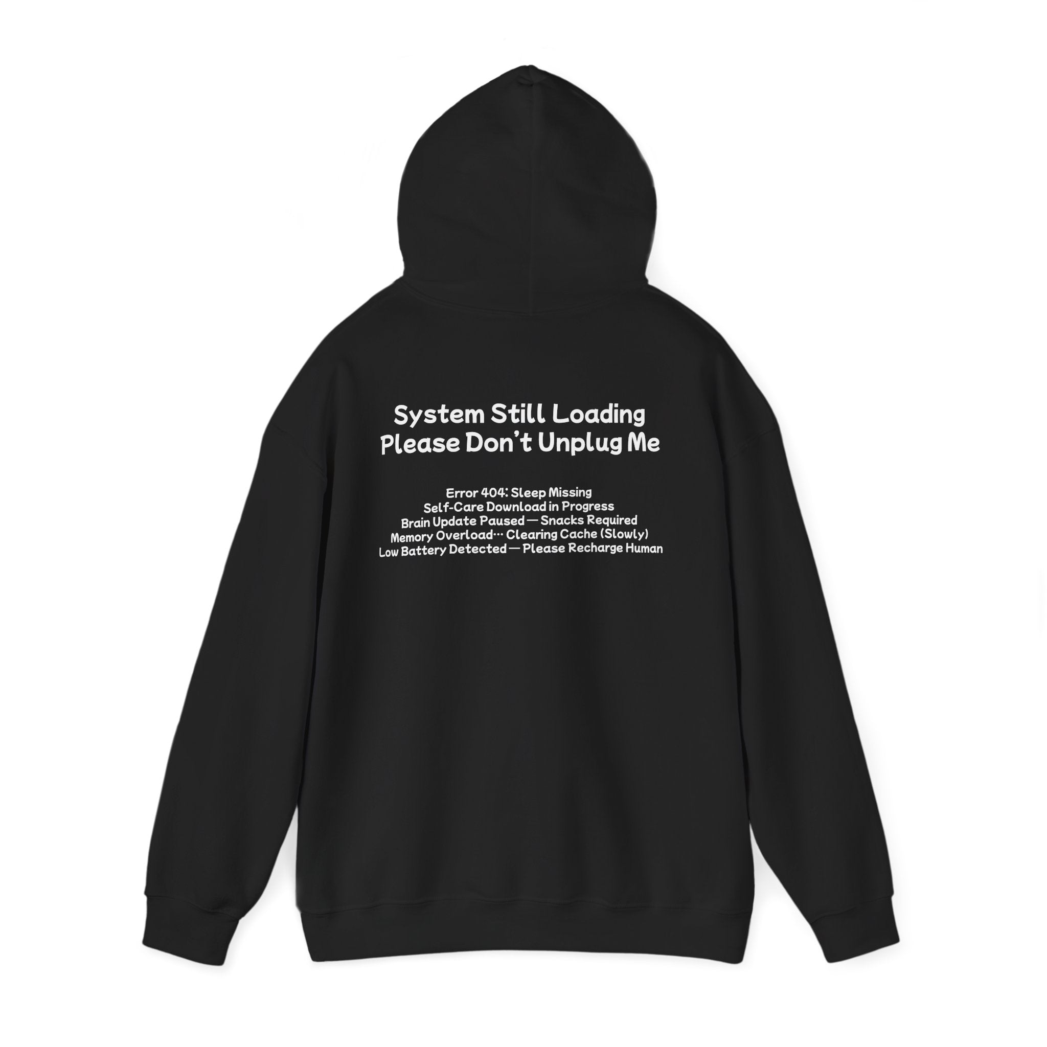 🔥 Brain Buffering Hoodie • 67% Loading Pullover • Funny Gamer Error Hoodie • Front + Back Loading Screen Design • Mental Health Gamer Gift