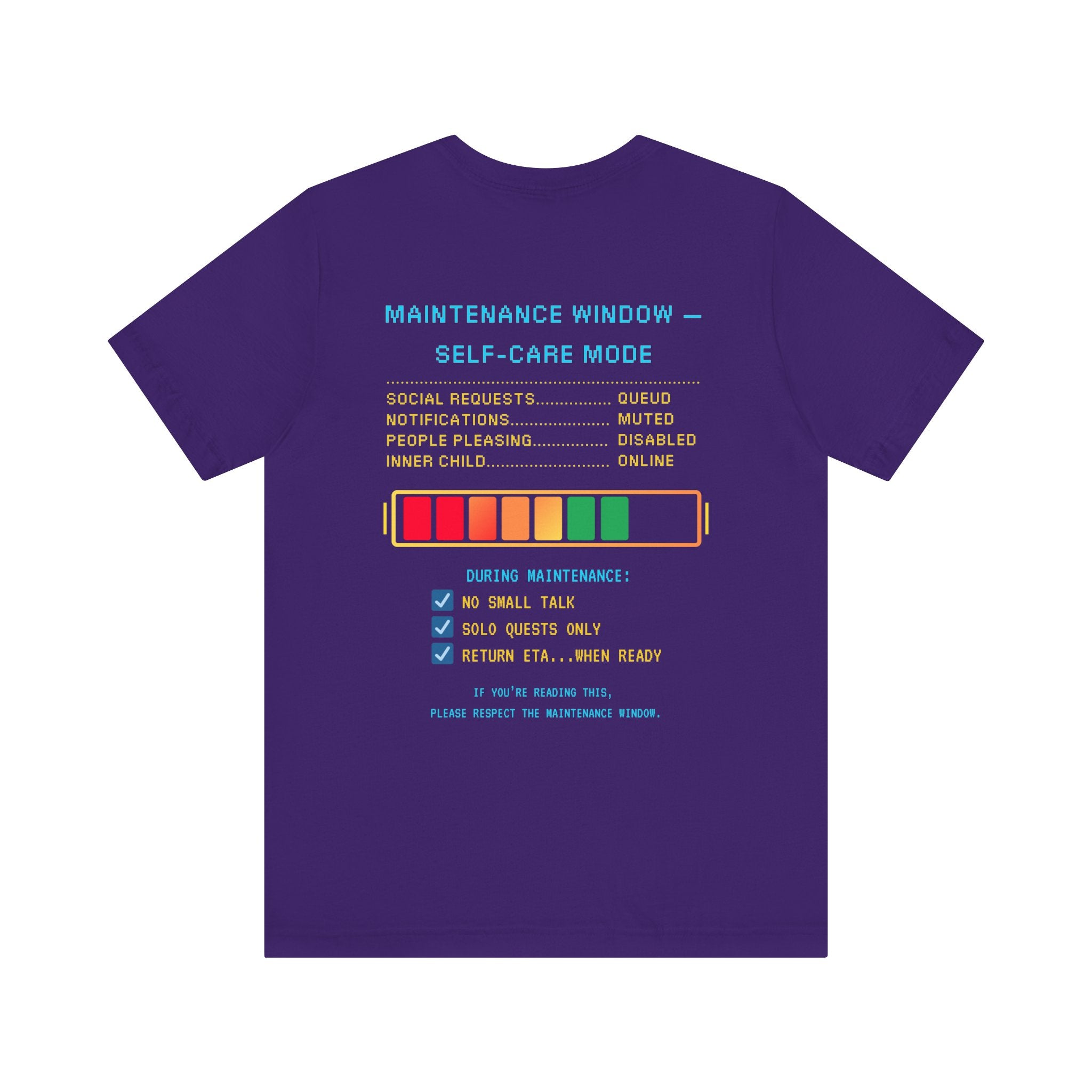 🛠️ AFK FOR MAINTENANCE Shirt • Self-Care Mode Gamer T-Shirt • Retro Pixel AFK Tee for Introverts • 80s 90s Video Game Gift