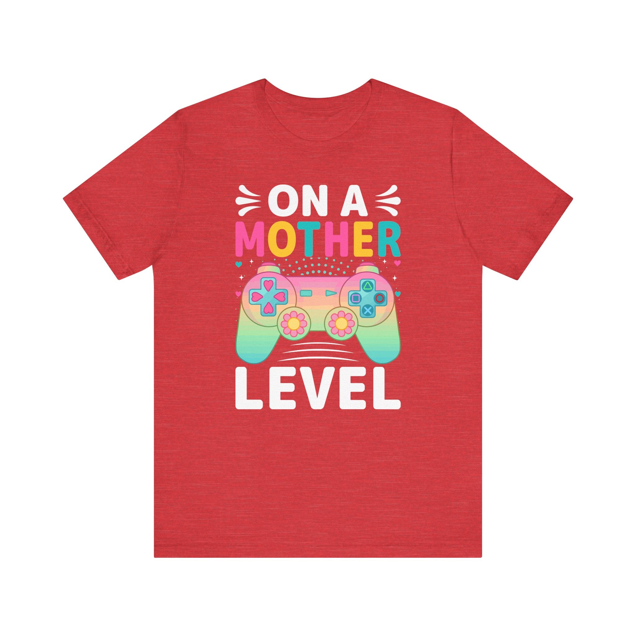On A Mother Level T-Shirt | Gaming Mom Shirt | Gamer Mother Gift | Retro Gaming Mom Tee