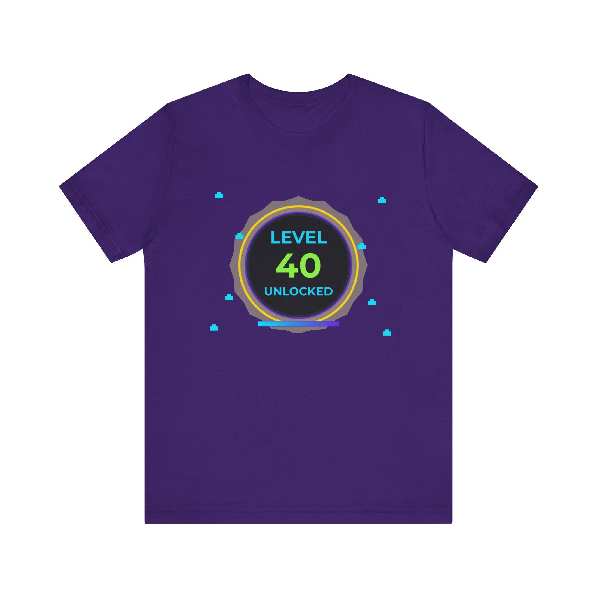 🔥 Level 40 Legend Shirt • Front + Back Design • 40th Birthday Gamer Gift • Retro Gaming Tee • Achievement Badge • Milestone Birthday