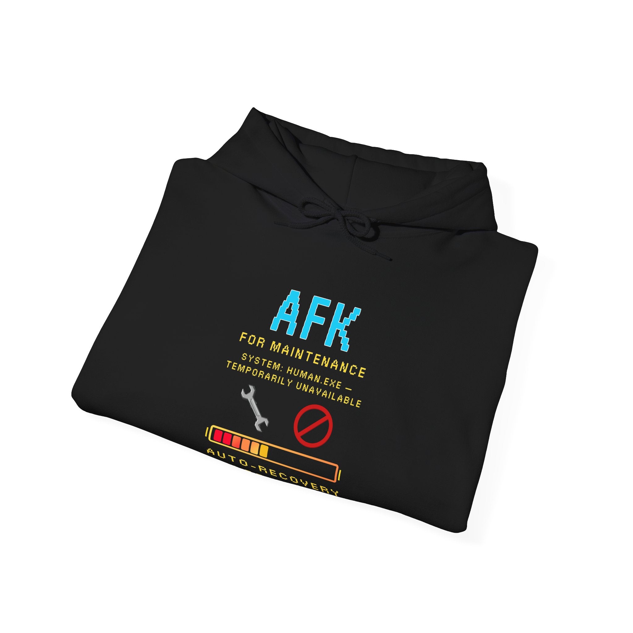 🛠️ AFK FOR MAINTENANCE Hoodie • Self-Care Mode Gamer Hoodie • Retro Pixel AFK Sweatshirt • Cozy Introvert Gamer Gift
