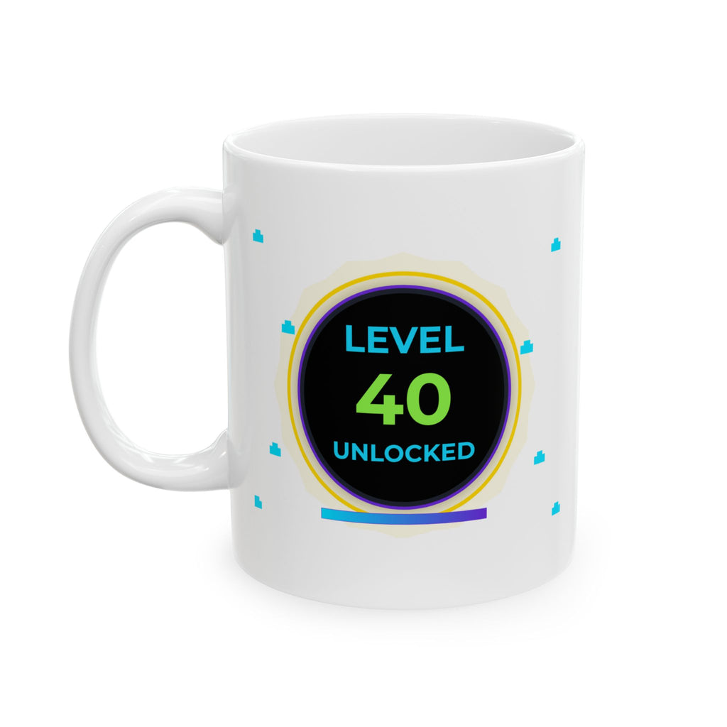 ☕ Level 40 Unlocked Respawn Ready Mug | Essential Gaming Loadout | High-Durability Ceramic