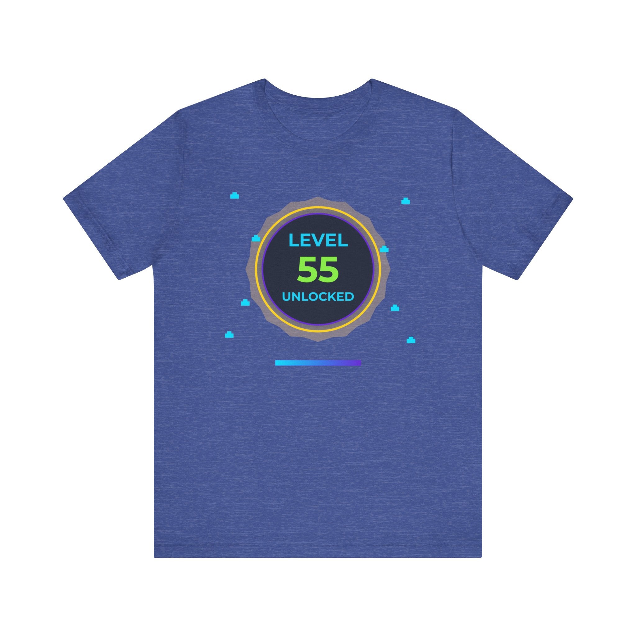 🔥 Level 55 Legend Shirt • Front + Back Design • 55th Birthday Gamer Gift • Retro Gaming Tee • Achievement Badge • Milestone Birthday