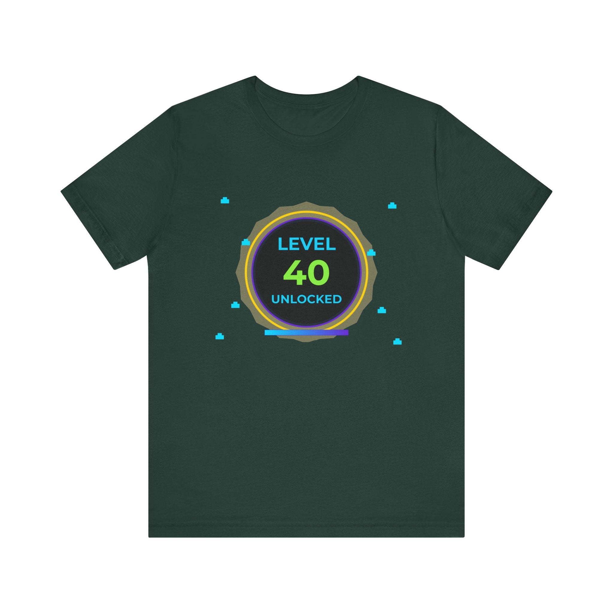 🔥 Level 40 Legend Shirt • Front + Back Design • 40th Birthday Gamer Gift • Retro Gaming Tee • Achievement Badge • Milestone Birthday