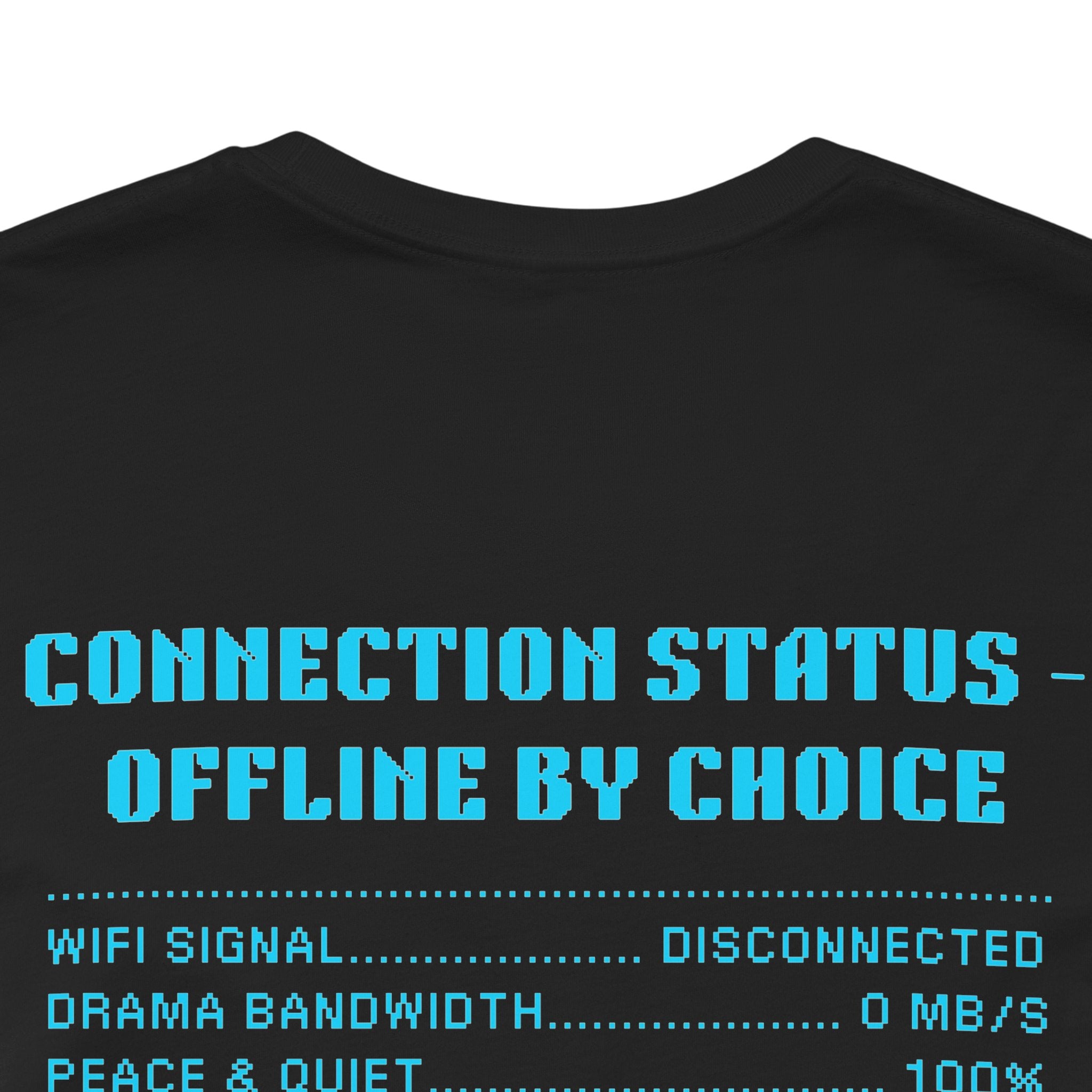 Offline Is My Safe Mode Shirt – Retro Introvert Gamer Tee (Front & Back Print)