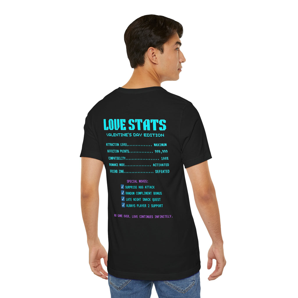 Valentine Exe Love Level Infinite Shirt | Funny Gamer Valentines Day Gift | Unique Gift for Him Her | Retro Gaming Tee | Romance Gift