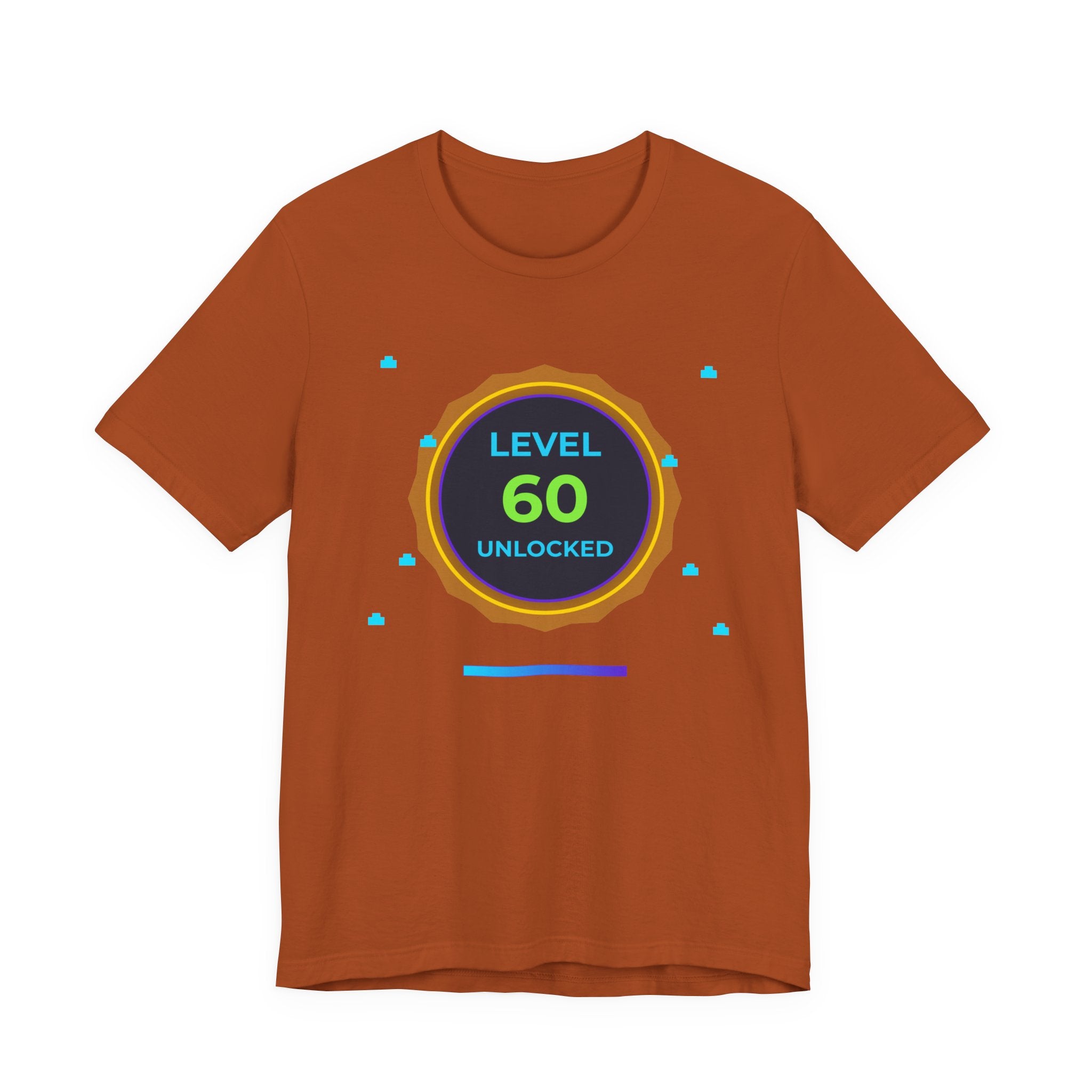Level 60 Legend Shirt • Front + Back Design • 60th Birthday Gamer Gift • Retro Gaming Tee • Achievement Badge • Milestone Birthday