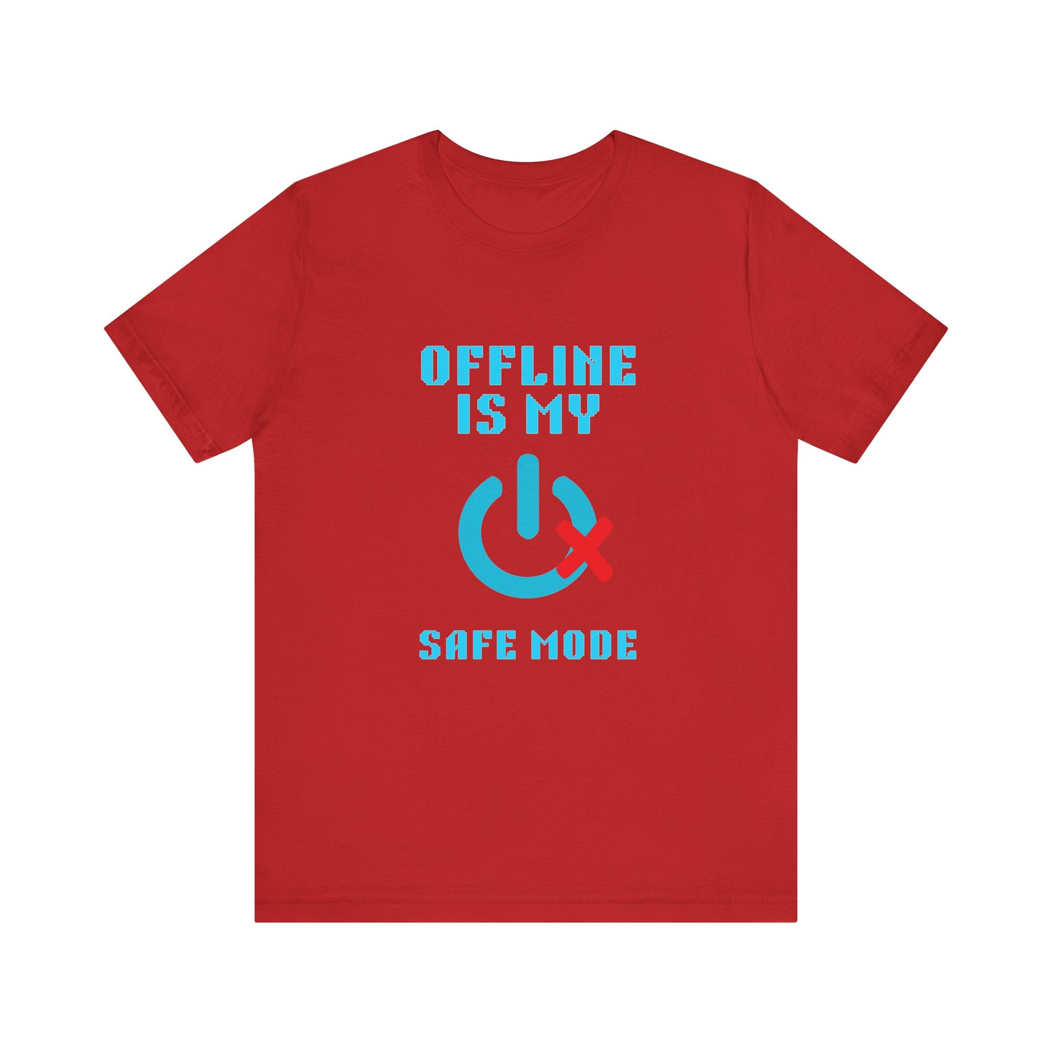 📴 OFFLINE IS MY SAFE MODE Shirt • Connection Status Offline by Choice Tee • Retro Introvert Gamer T-Shirt • Cozy Solo Quest 80s 90s Gift