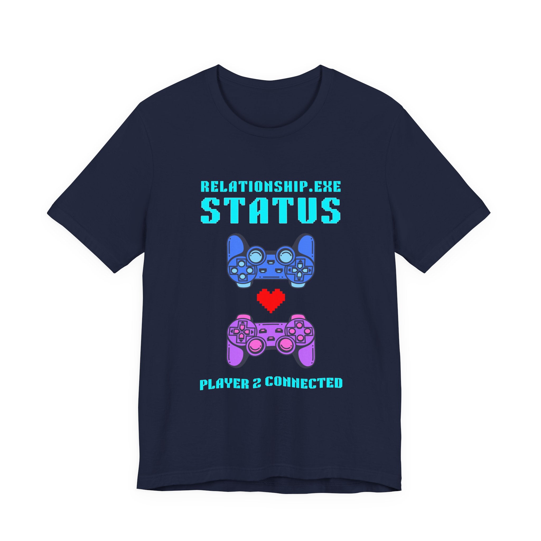 Relationship Exe Player 2 Connected Shirt | Funny Gamer Couple Gift | Valentines Day Gift for Him Her | Gaming Couple Tee | Anniversary