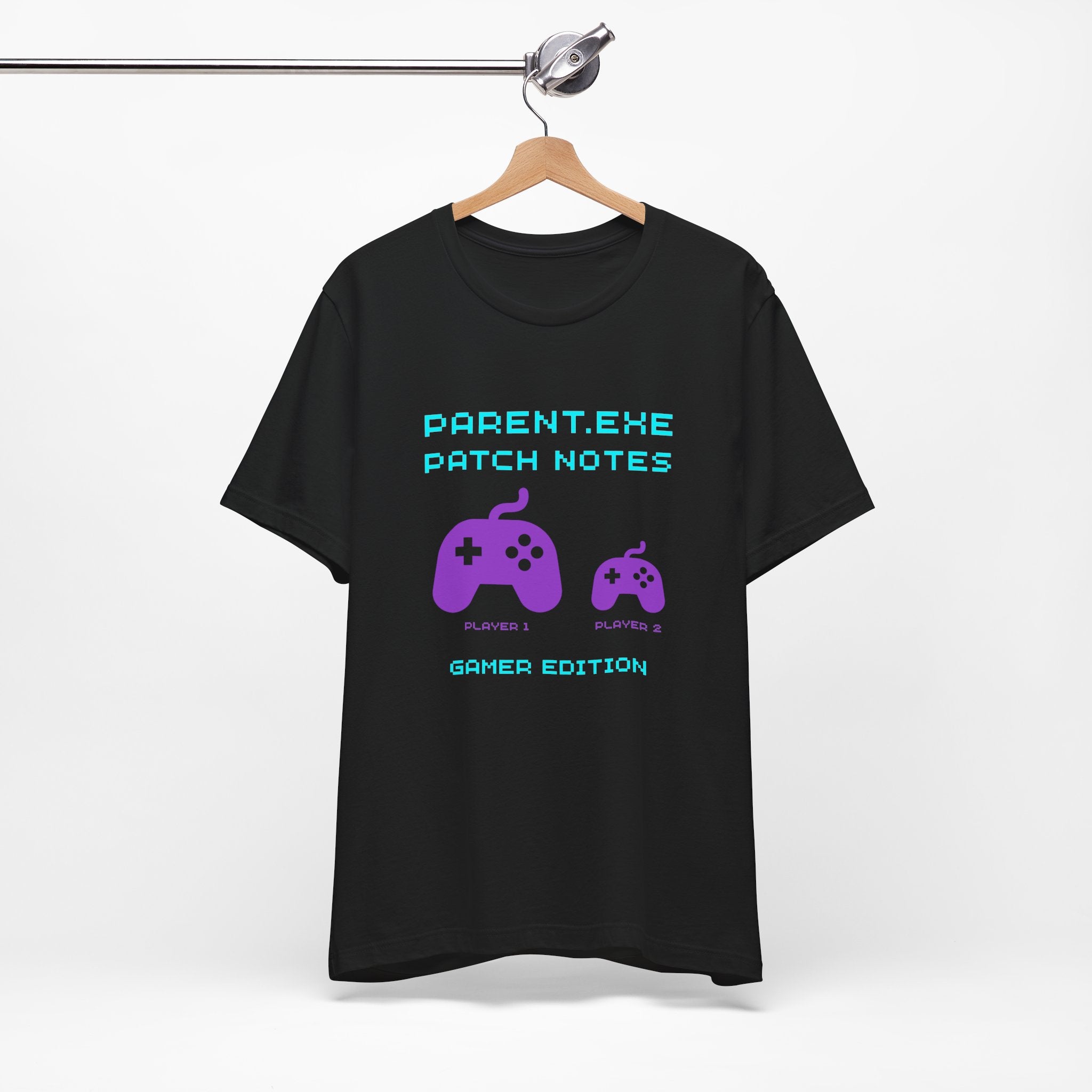 Gamer Parent Patch Notes Shirt – PARENT.EXE Gamer Edition (Front & Back Print)