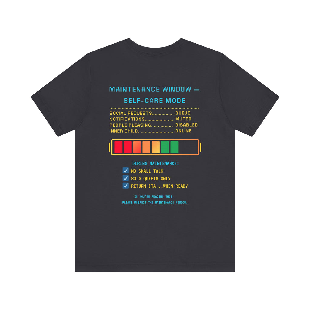 🛠️ AFK FOR MAINTENANCE Shirt • Self-Care Mode Gamer T-Shirt • Retro Pixel AFK Tee for Introverts • 80s 90s Video Game Gift