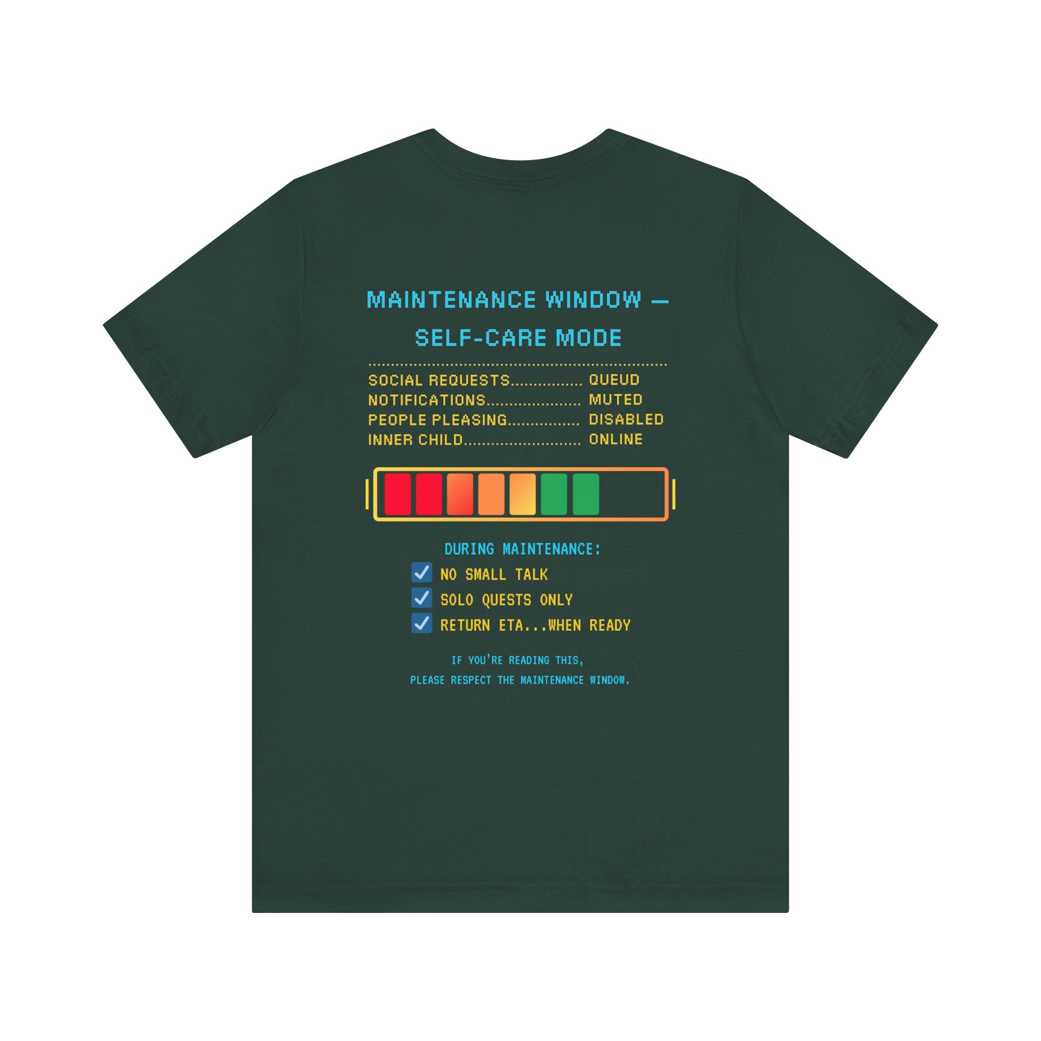 🛠️ AFK FOR MAINTENANCE Shirt • Self-Care Mode Gamer T-Shirt • Retro Pixel AFK Tee for Introverts • 80s 90s Video Game Gift