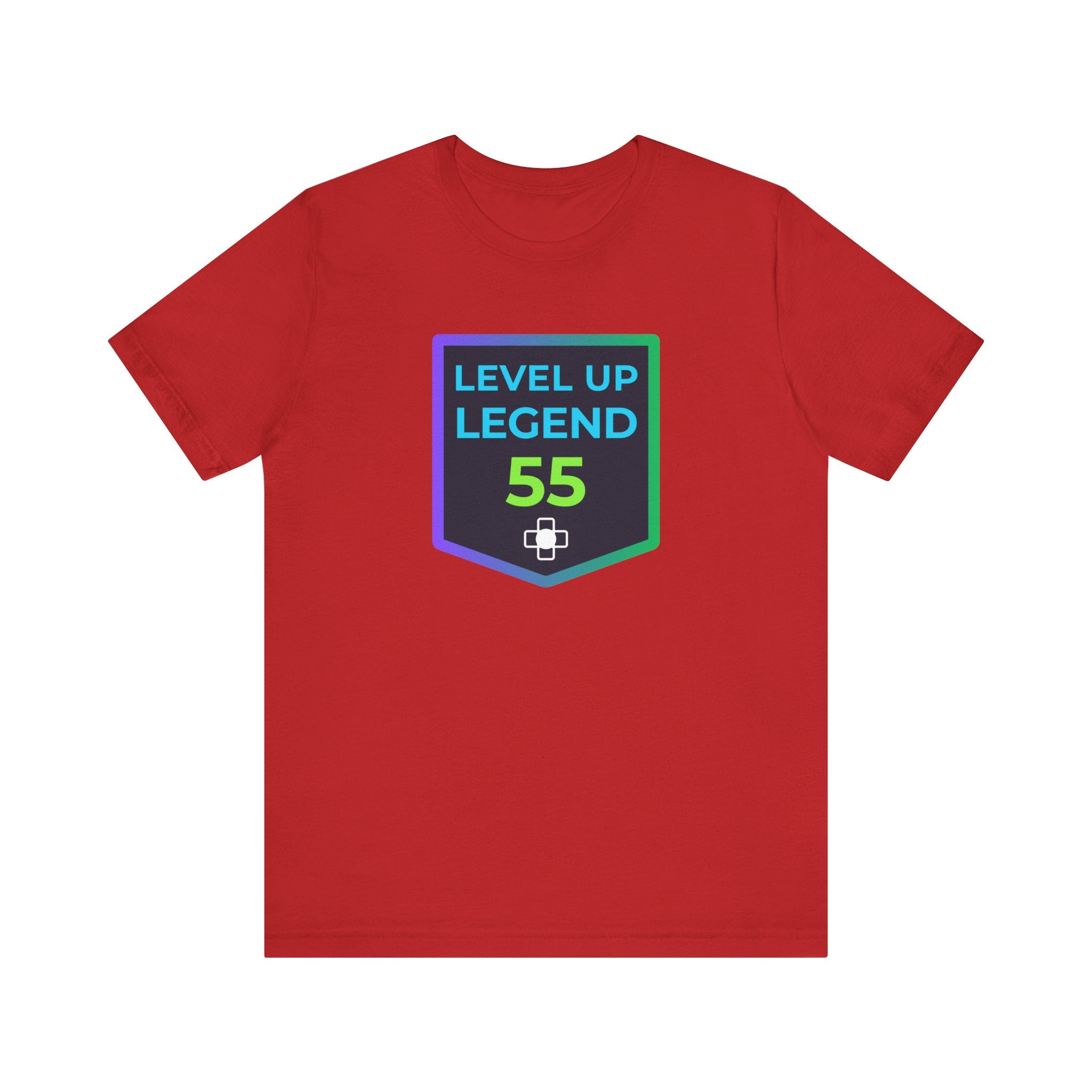 🔥 Level 55 Legend Shirt • Front + Back Design • 55th Birthday Gamer Gift • Retro Gaming Tee • Achievement Badge Design • Milestone Birthday