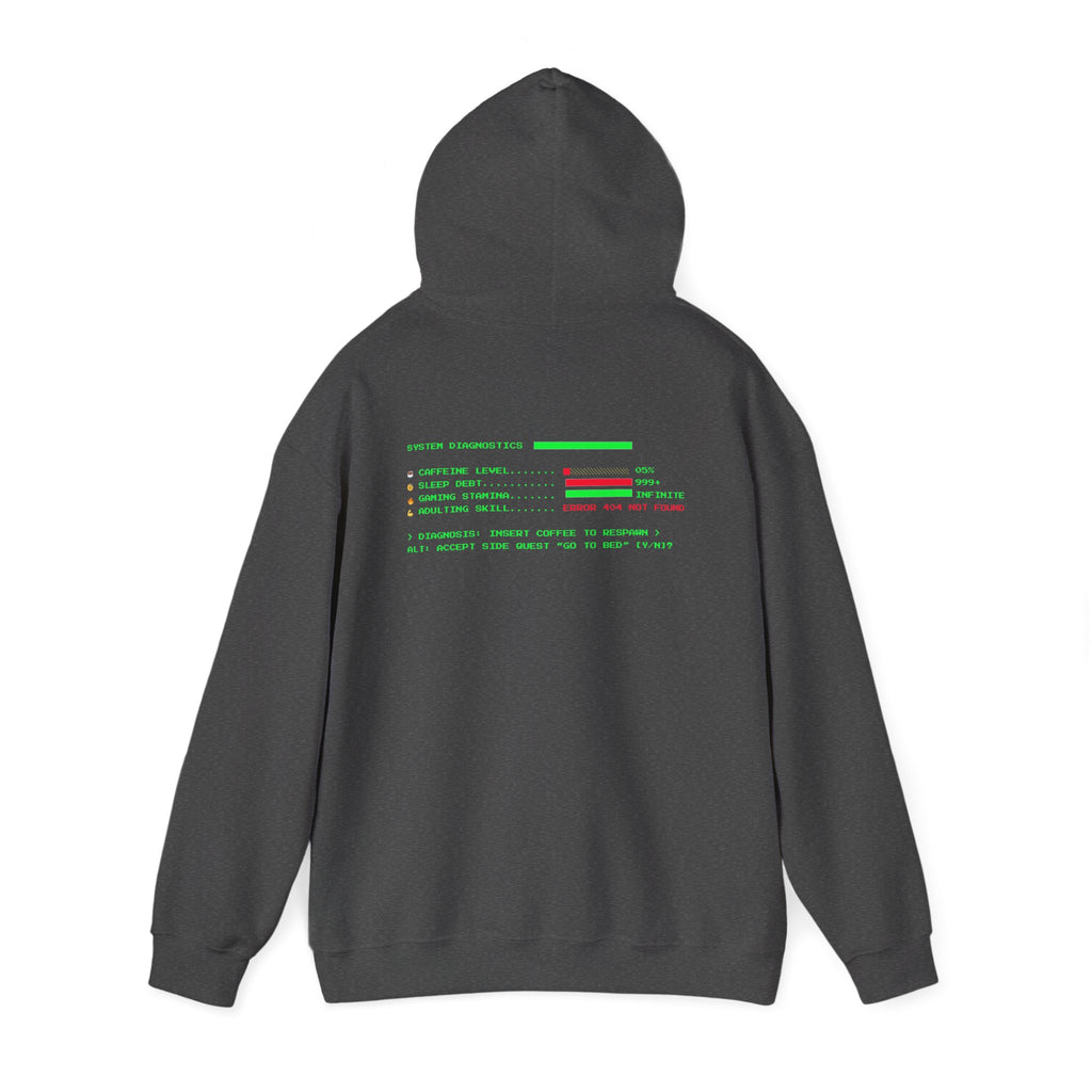 🔥 Low Energy Gamer Hoodie • Caffeine Required to Respawn • Funny Coffee Addict Hoodie • System Critical Pullover • Gift for Gamers & Coders