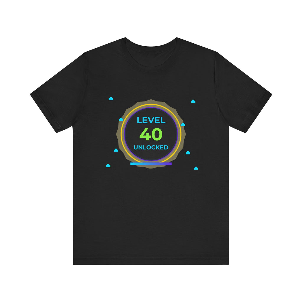 🔥 Level 40 Legend Shirt • Front + Back Design • 40th Birthday Gamer Gift • Retro Gaming Tee • Achievement Badge • Milestone Birthday
