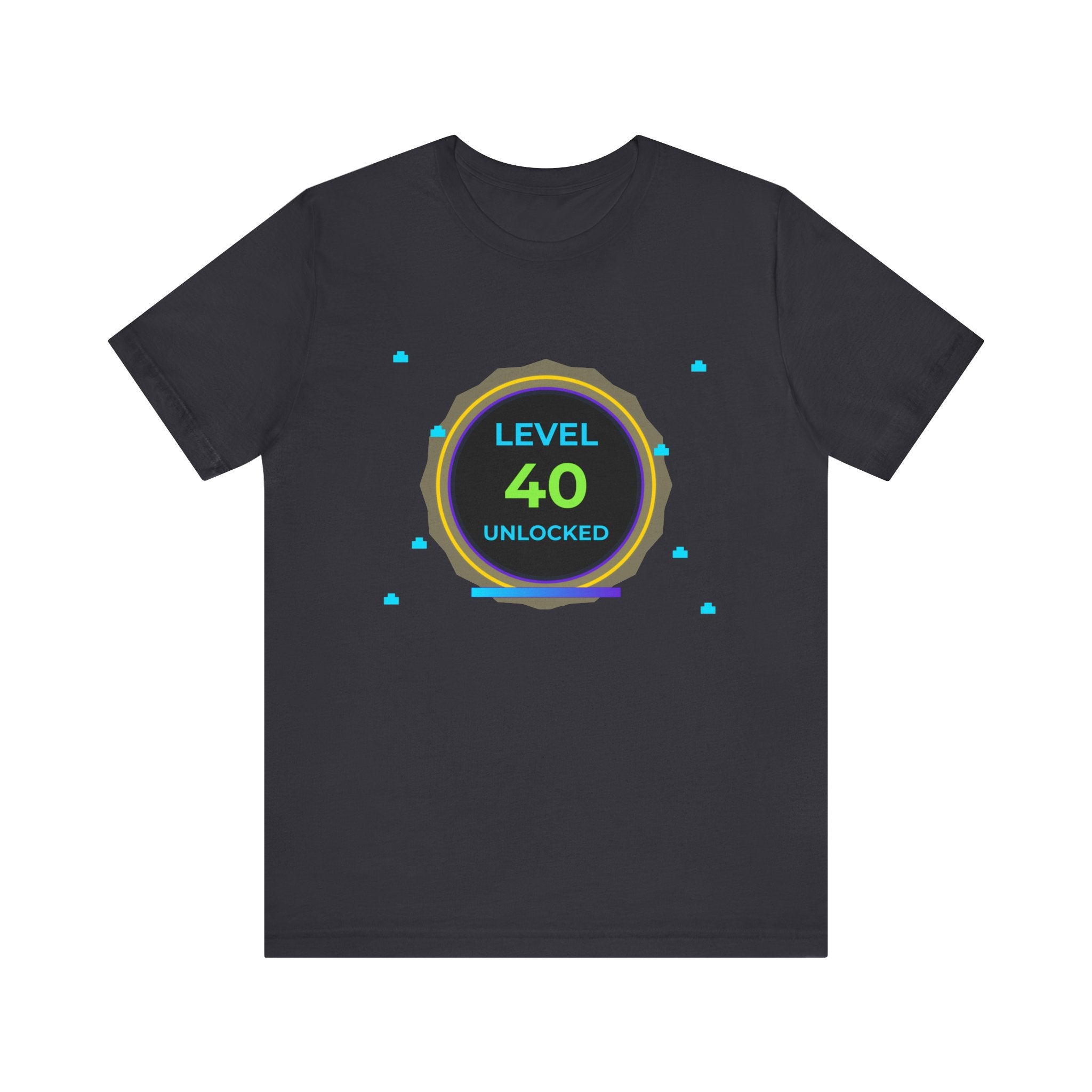 🔥 Level 40 Legend Shirt • Front + Back Design • 40th Birthday Gamer Gift • Retro Gaming Tee • Achievement Badge • Milestone Birthday