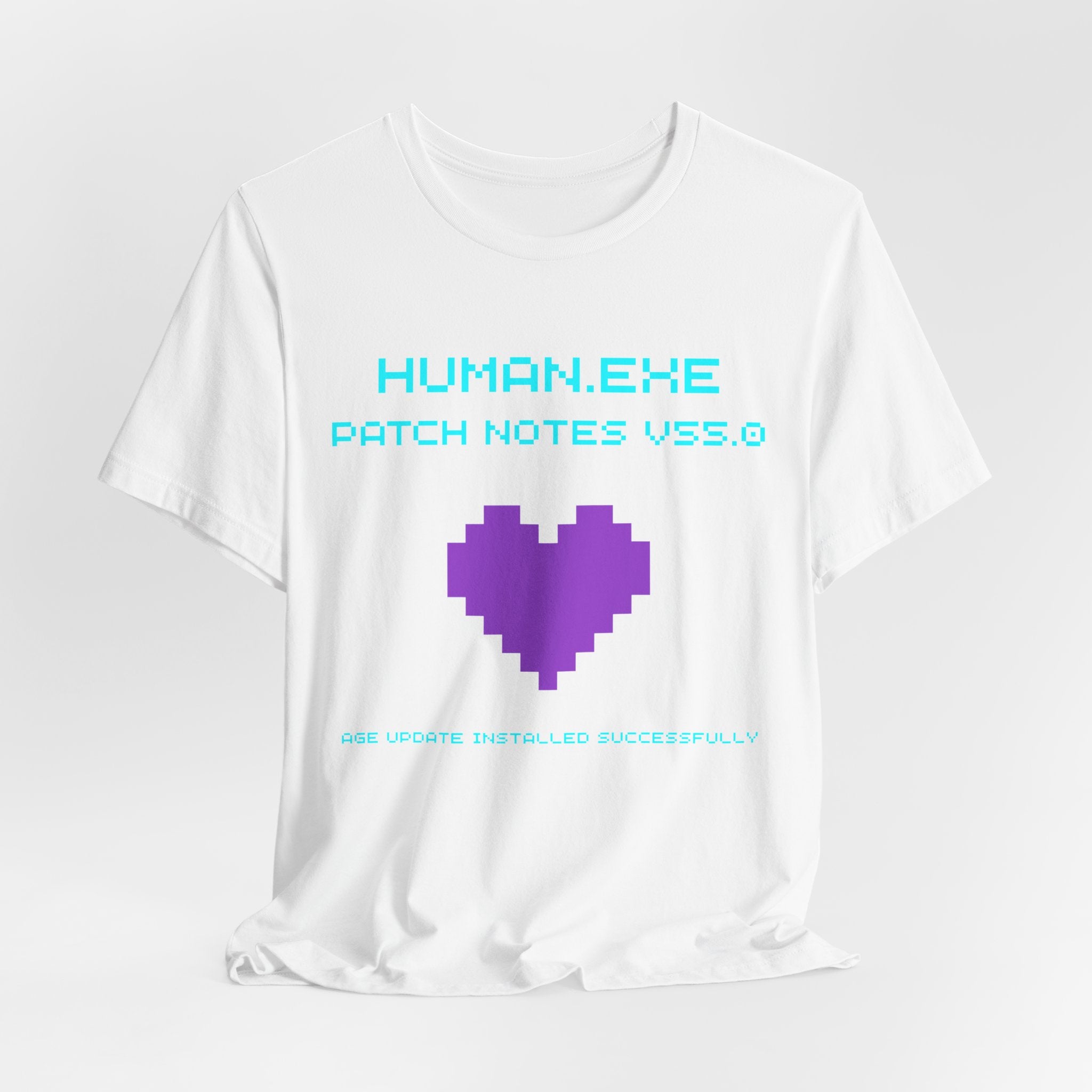 🎮 HUMAN.EXE Patch Notes v55.0 Shirt • Funny 55th Birthday Gamer T-Shirt • Retro Changelog Tee for 80s 90s Gamers • Level 55 Upgrade Gift