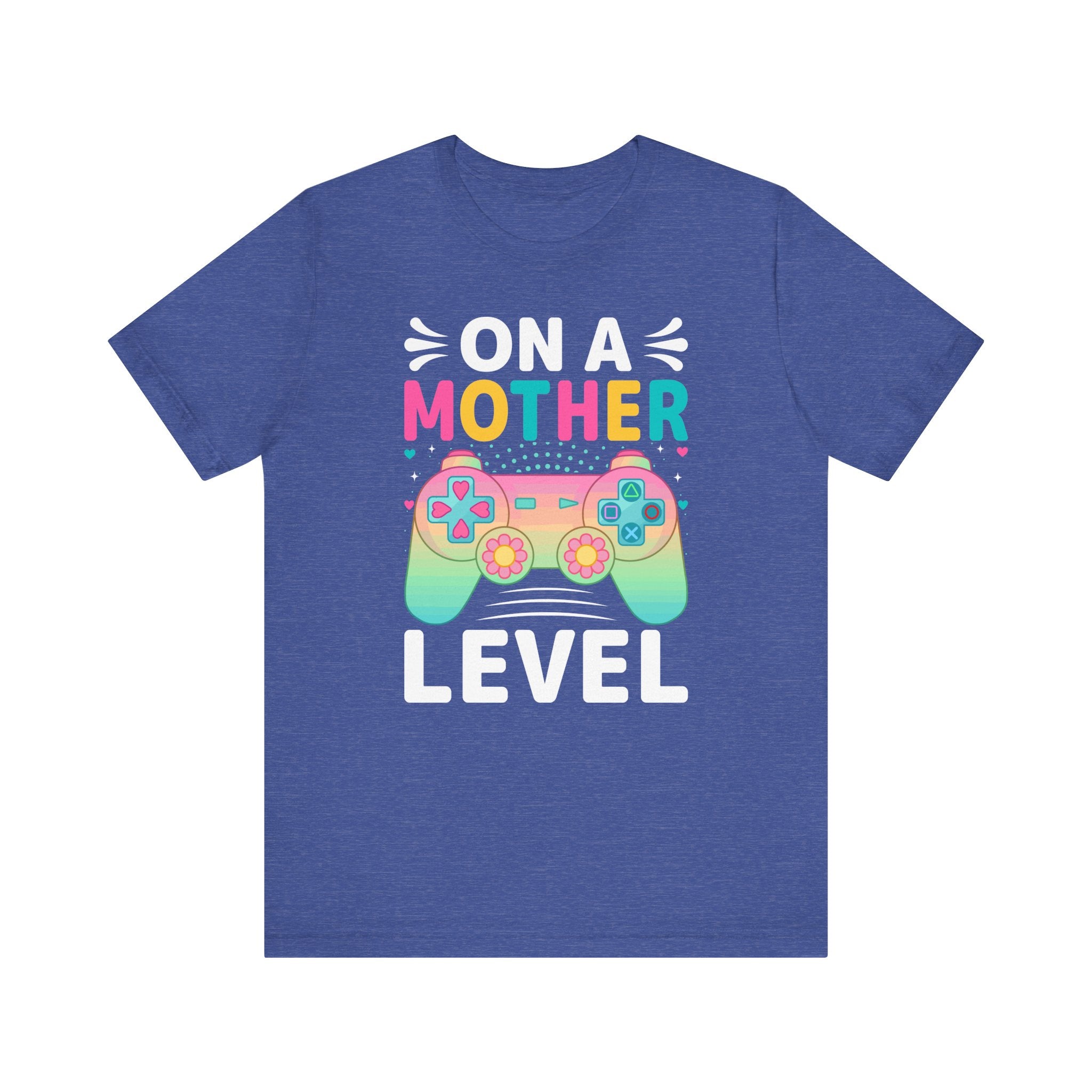 On A Mother Level T-Shirt | Gaming Mom Shirt | Gamer Mother Gift | Retro Gaming Mom Tee
