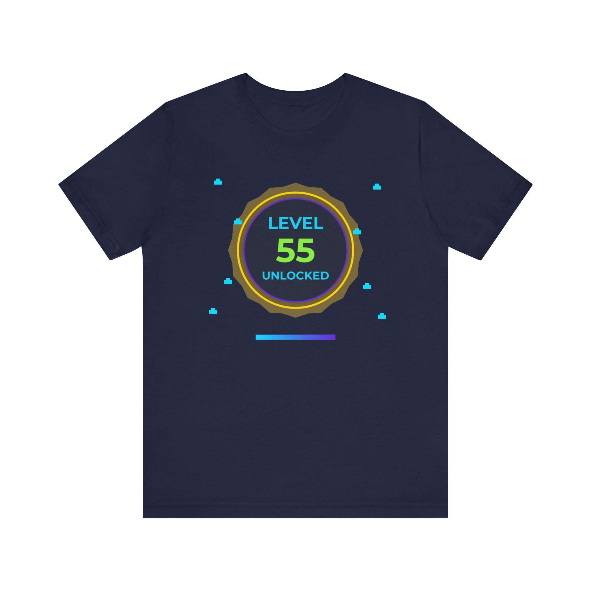 🔥 Level 55 Legend Shirt • Front + Back Design • 55th Birthday Gamer Gift • Retro Gaming Tee • Achievement Badge • Milestone Birthday