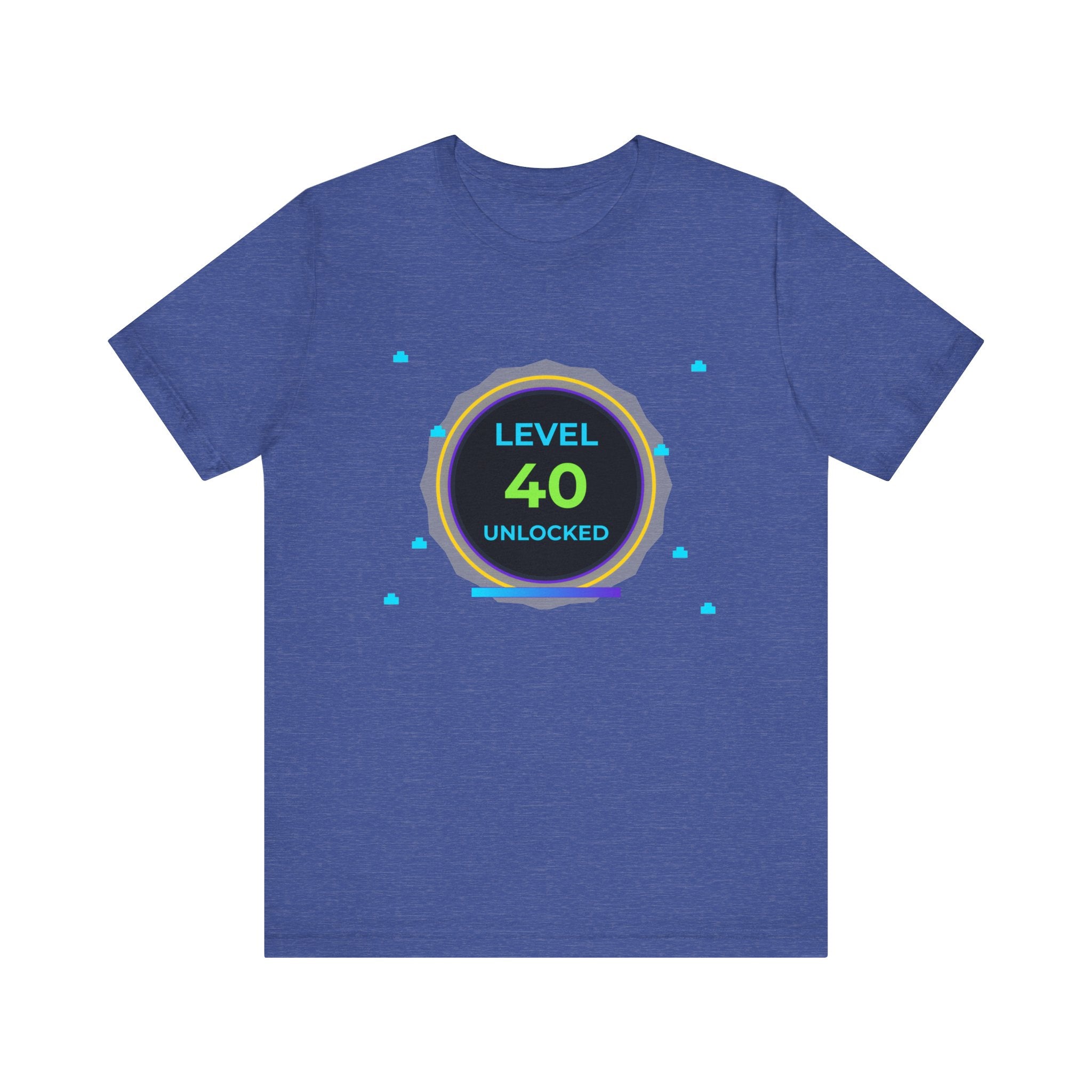 🔥 Level 40 Legend Shirt • Front + Back Design • 40th Birthday Gamer Gift • Retro Gaming Tee • Achievement Badge • Milestone Birthday