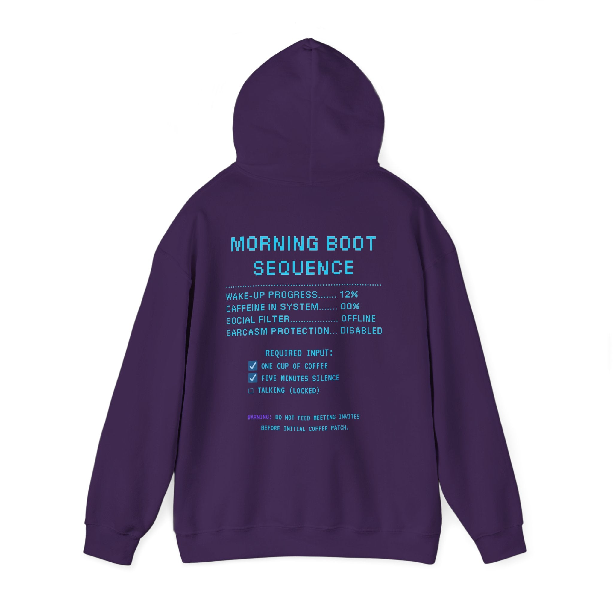 ☕ HUMAN.EXE NEEDS COFFEE Hoodie • Insert Coffee to Respawn Gamer Hoodie • Morning Boot Sequence Pixel Sweatshirt • Cozy Retro Gamer Gift