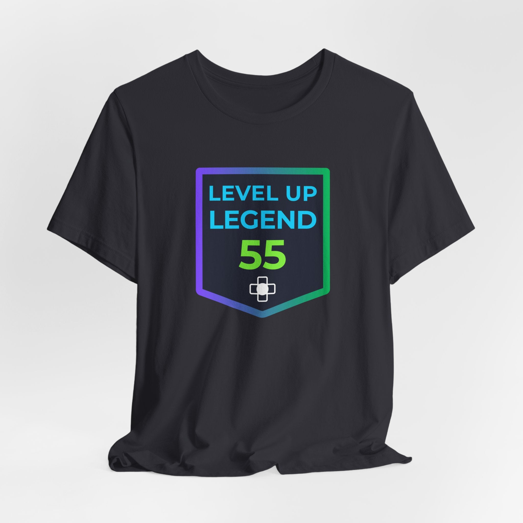 🔥 Level 55 Legend Shirt • Front + Back Design • 55th Birthday Gamer Gift • Retro Gaming Tee • Achievement Badge Design • Milestone Birthday