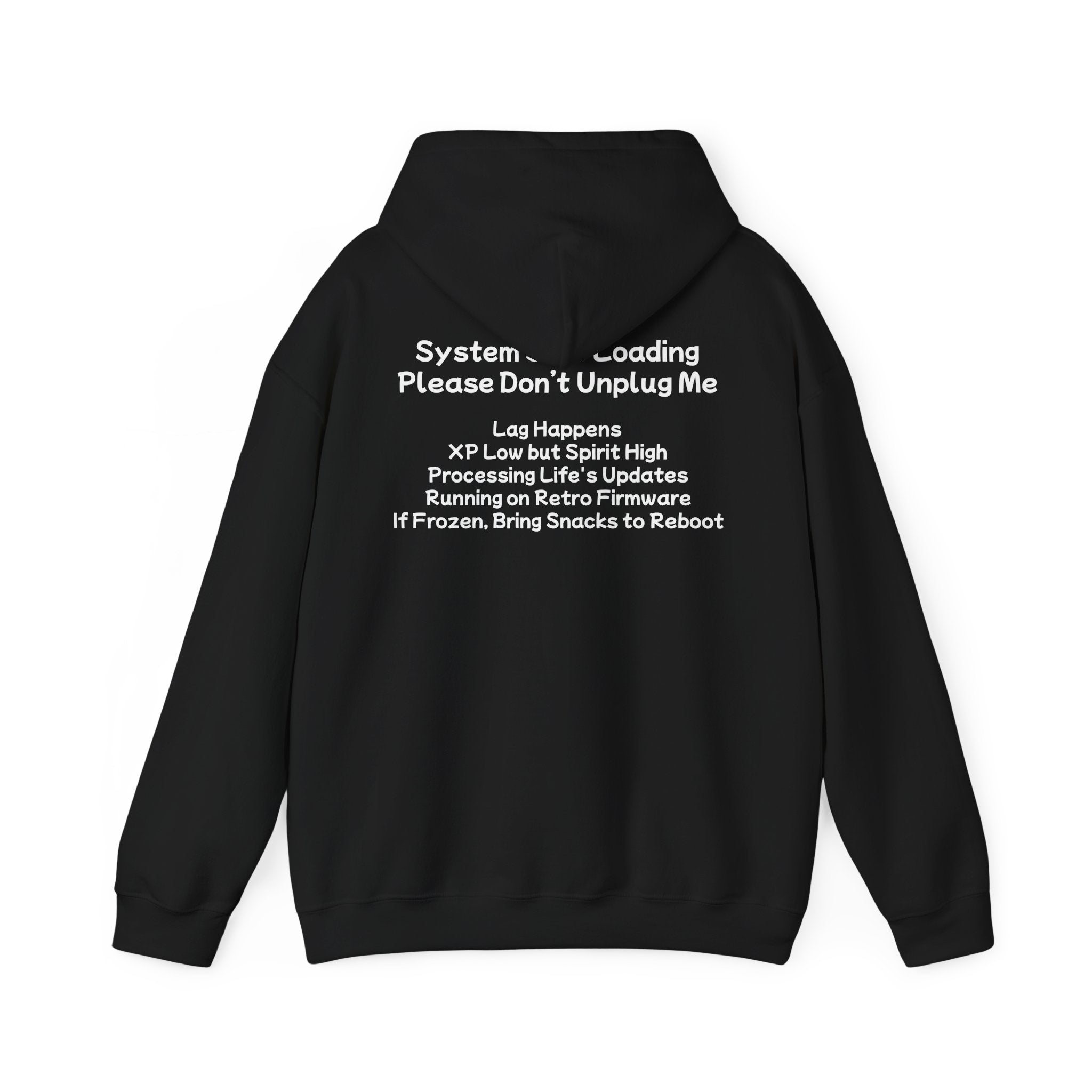 🔥 Saving My Sanity Hoodie | Front + Back Design | Gamer Mental Health Sweatshirt | Retro Floppy Disk Gaming Humor