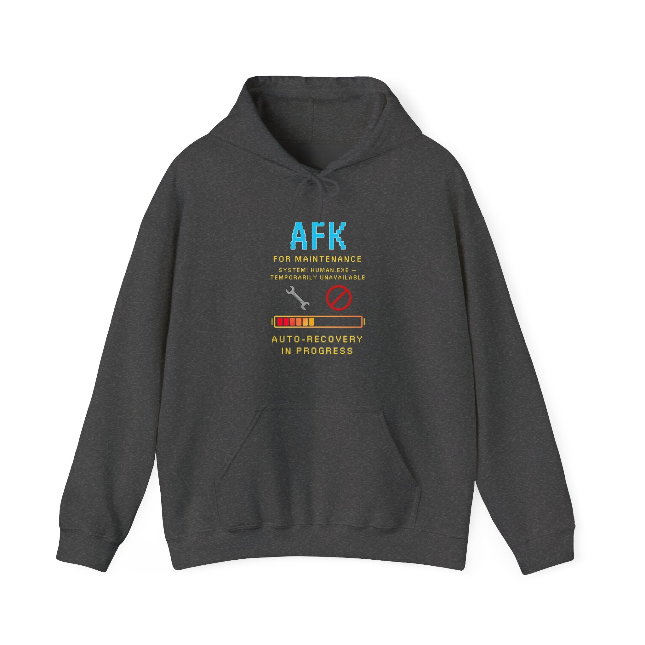 🛠️ AFK FOR MAINTENANCE Hoodie • Self-Care Mode Gamer Hoodie • Retro Pixel AFK Sweatshirt • Cozy Introvert Gamer Gift