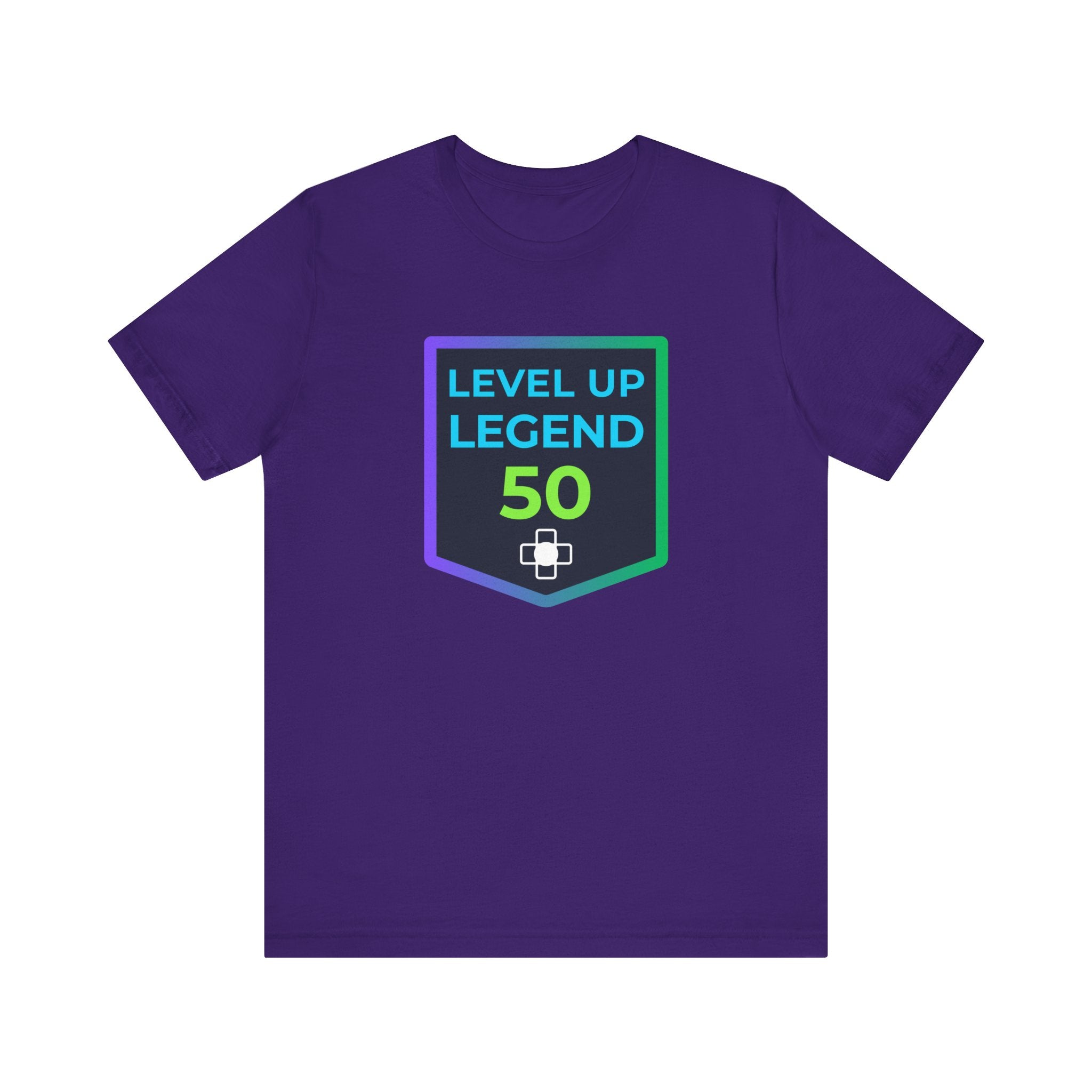 🔥 Level 50 Legend Shirt • Front + Back Design • 50th Birthday Gamer Gift • Retro Gaming Tee • Achievement Badge Design • Milestone Birthday