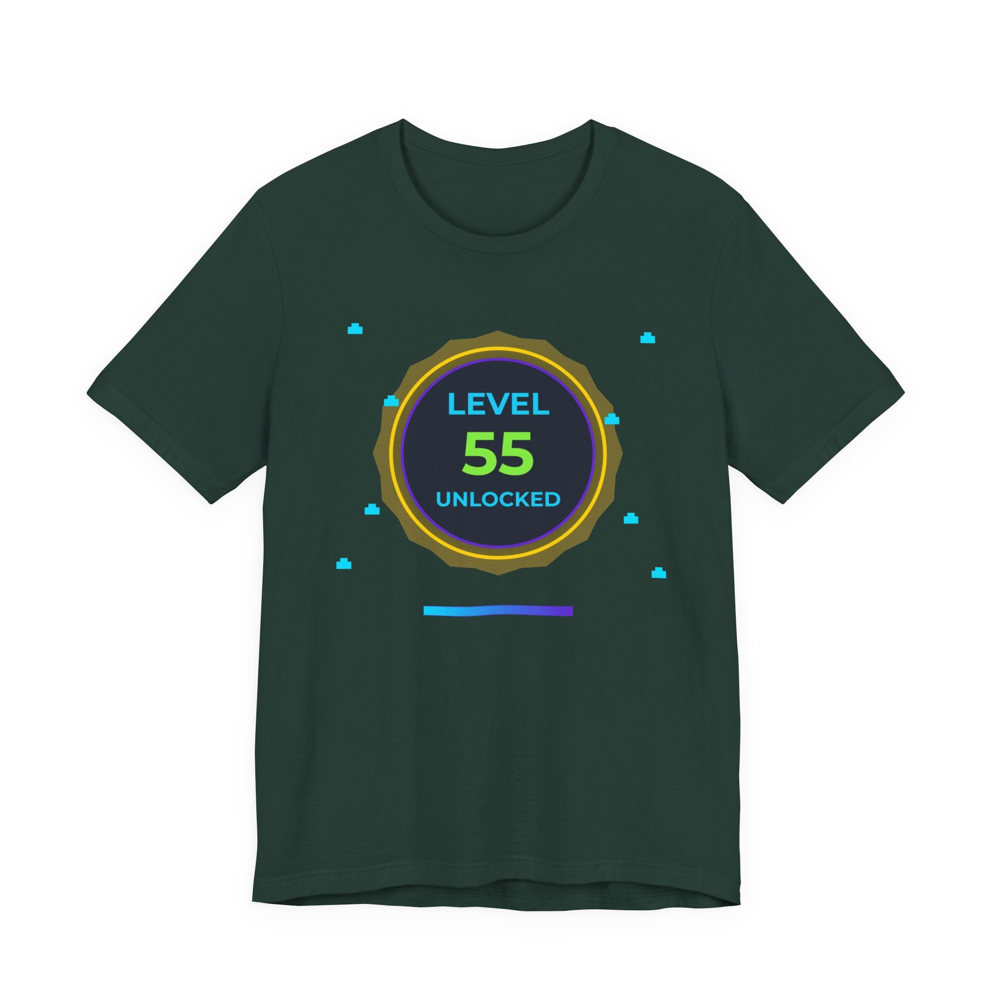 🔥 Level 55 Legend Shirt • Front + Back Design • 55th Birthday Gamer Gift • Retro Gaming Tee • Achievement Badge • Milestone Birthday