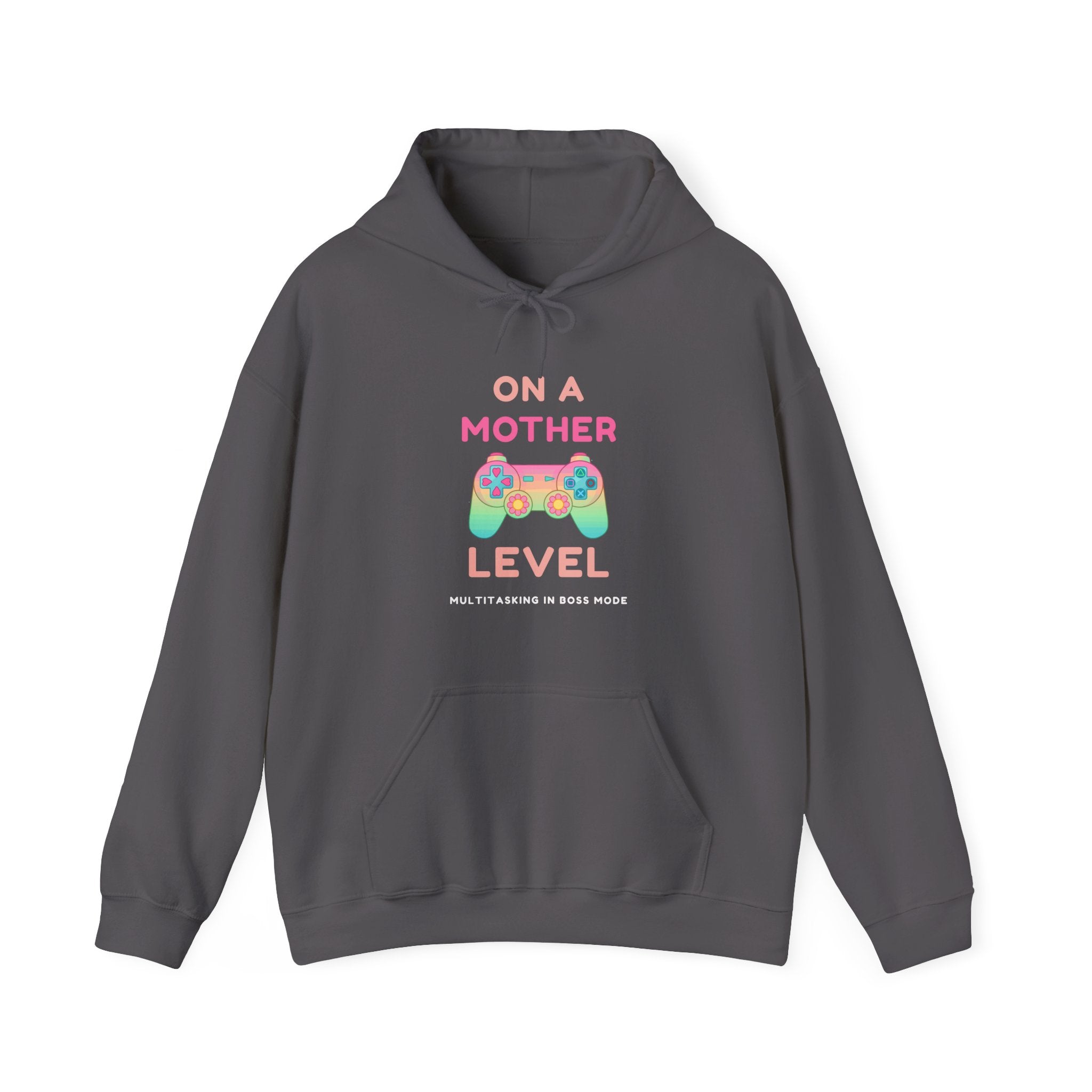 On a Mother Level – Multitasking in Boss Mode Gamer Mom Hoodie (Front & Back Print)