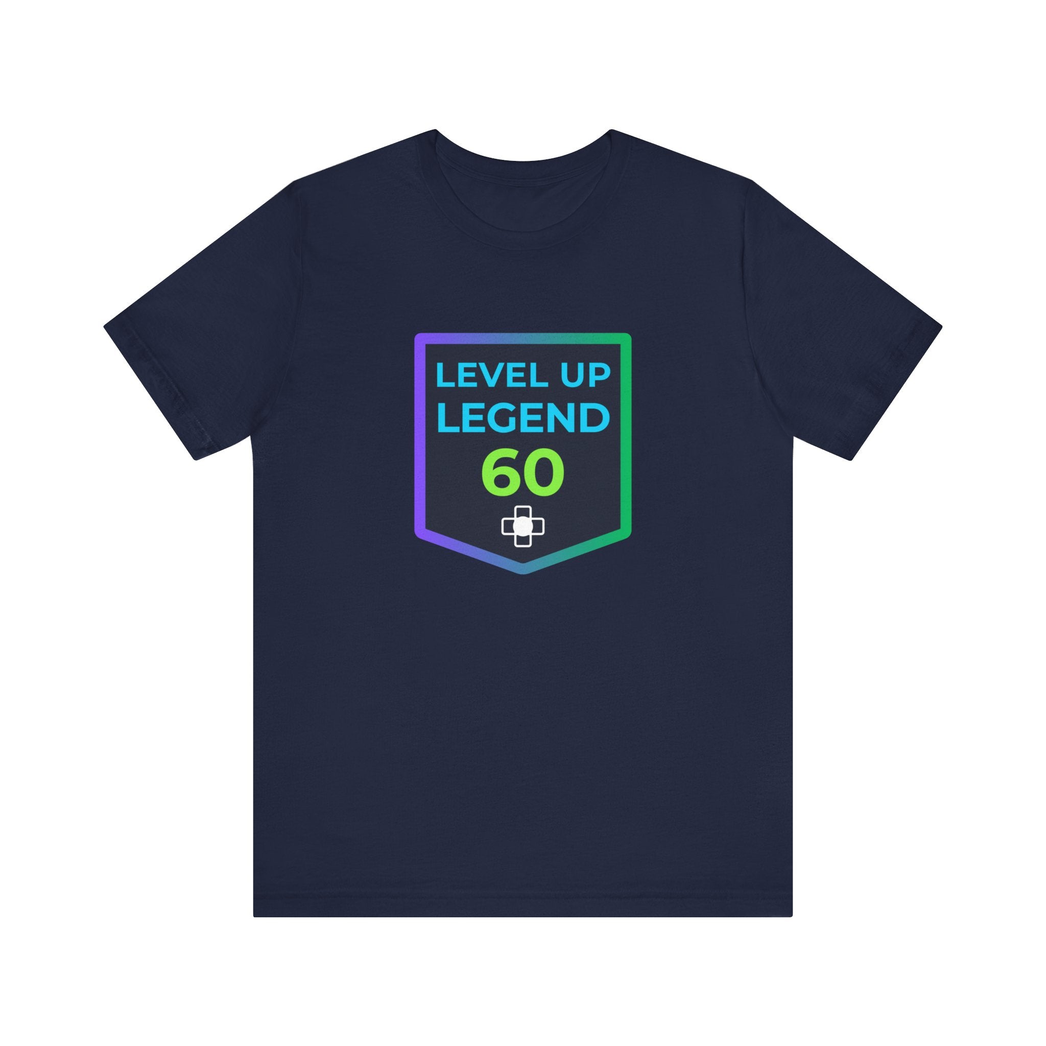 🔥 Level 60 Legend Shirt • Retro Gamer 60th Birthday Gift • Front + Back Design • Achievement Badge Tee • Milestone Gaming Shirt