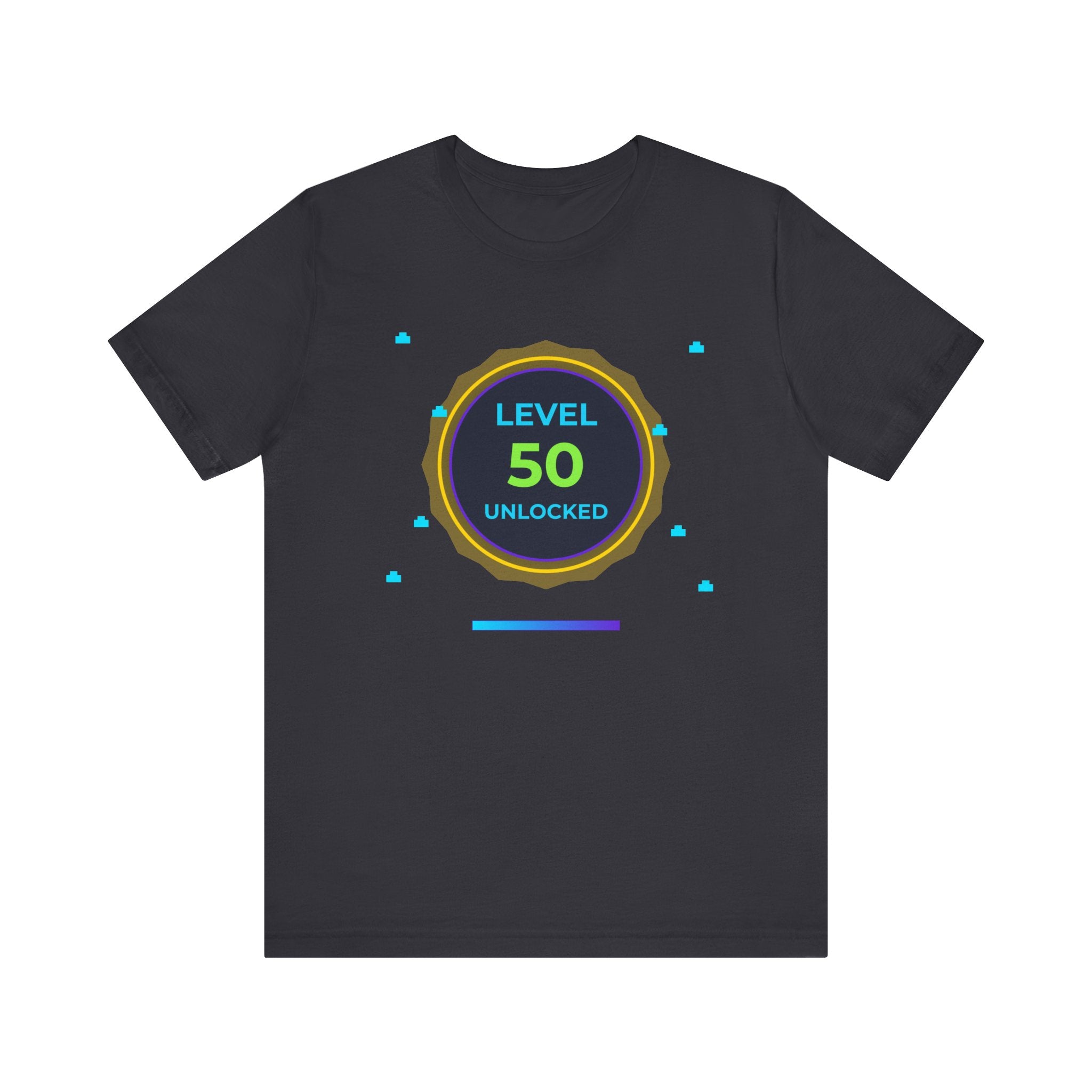🔥 Level 50 Legend Shirt • Front + Back Design • 50th Birthday Gamer Gift • Retro Gaming Tee • Achievement Badge • Milestone Birthday