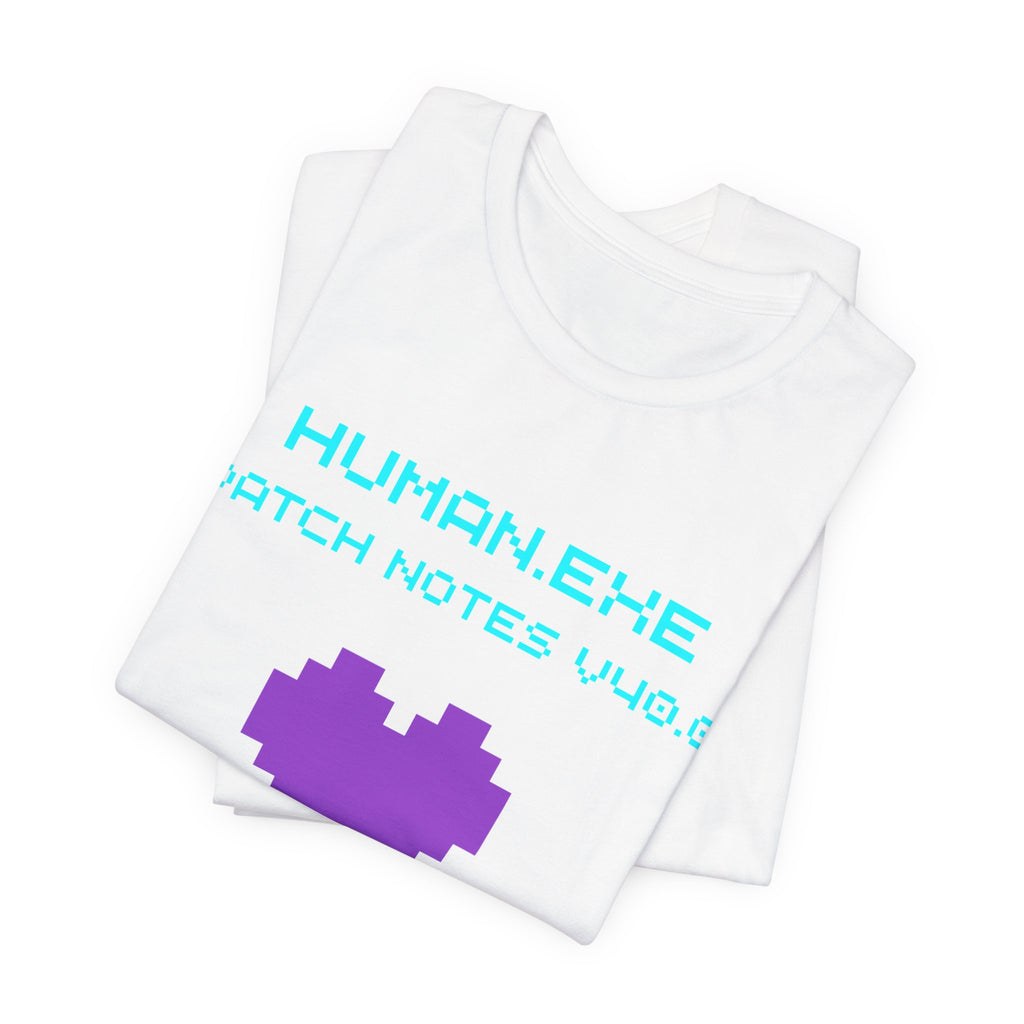 🎮 HUMAN.EXE Patch Notes v40.0 Shirt • Funny 40th Birthday Gamer T-Shirt • Retro Changelog Tee for 80s 90s Gamers • Level 40 Upgrade Gift