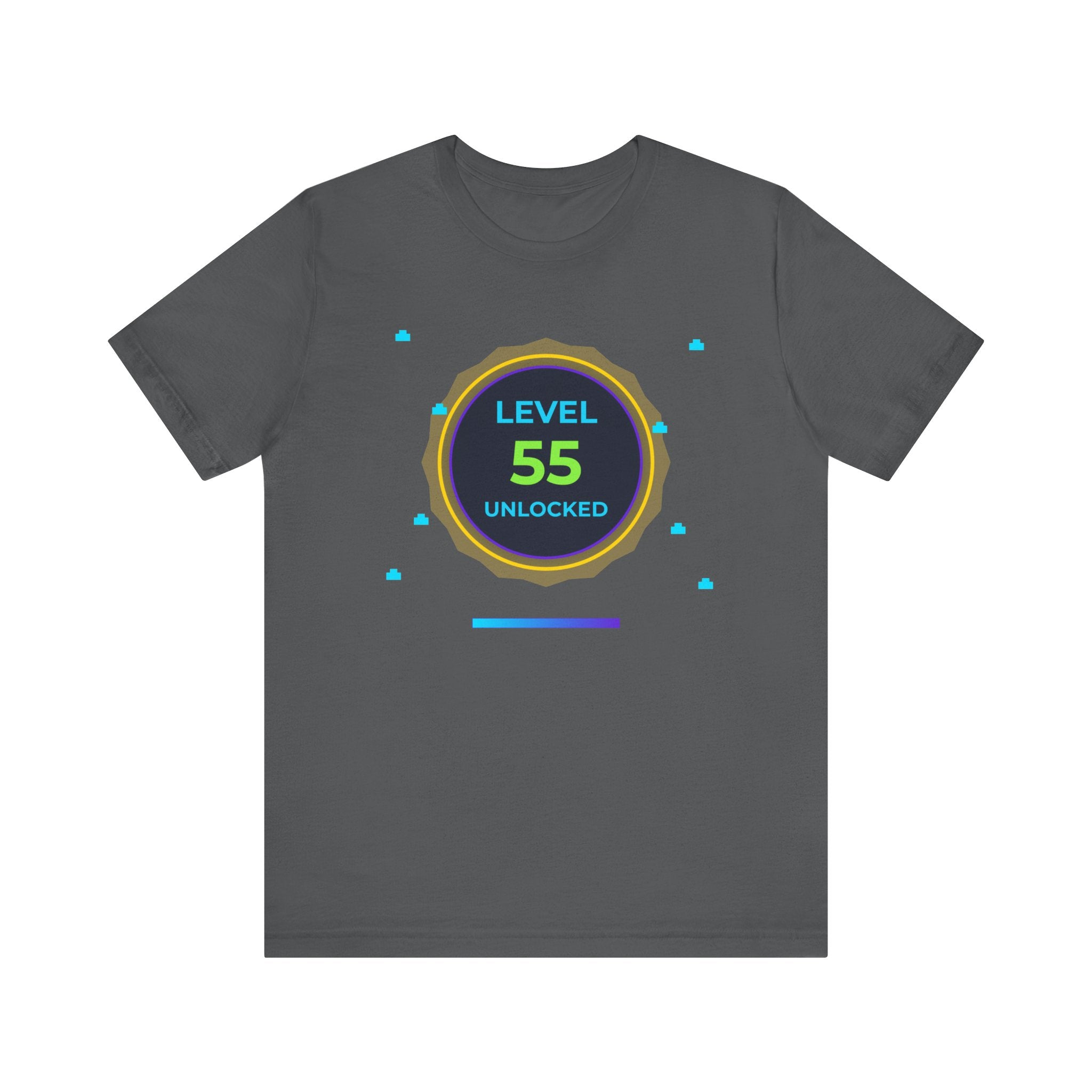 🔥 Level 55 Legend Shirt • Front + Back Design • 55th Birthday Gamer Gift • Retro Gaming Tee • Achievement Badge • Milestone Birthday