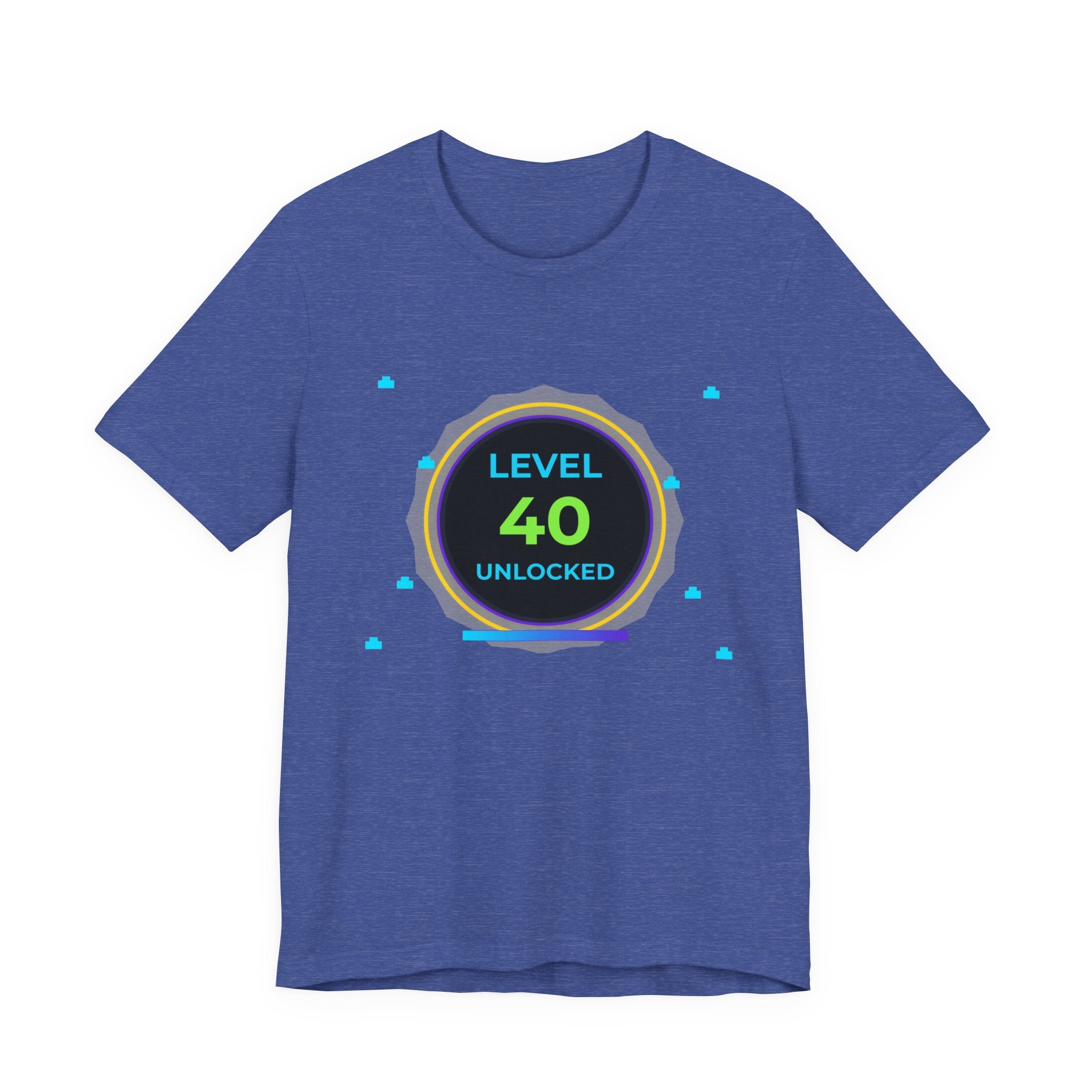 🔥 Level 40 Legend Shirt • Front + Back Design • 40th Birthday Gamer Gift • Retro Gaming Tee • Achievement Badge • Milestone Birthday
