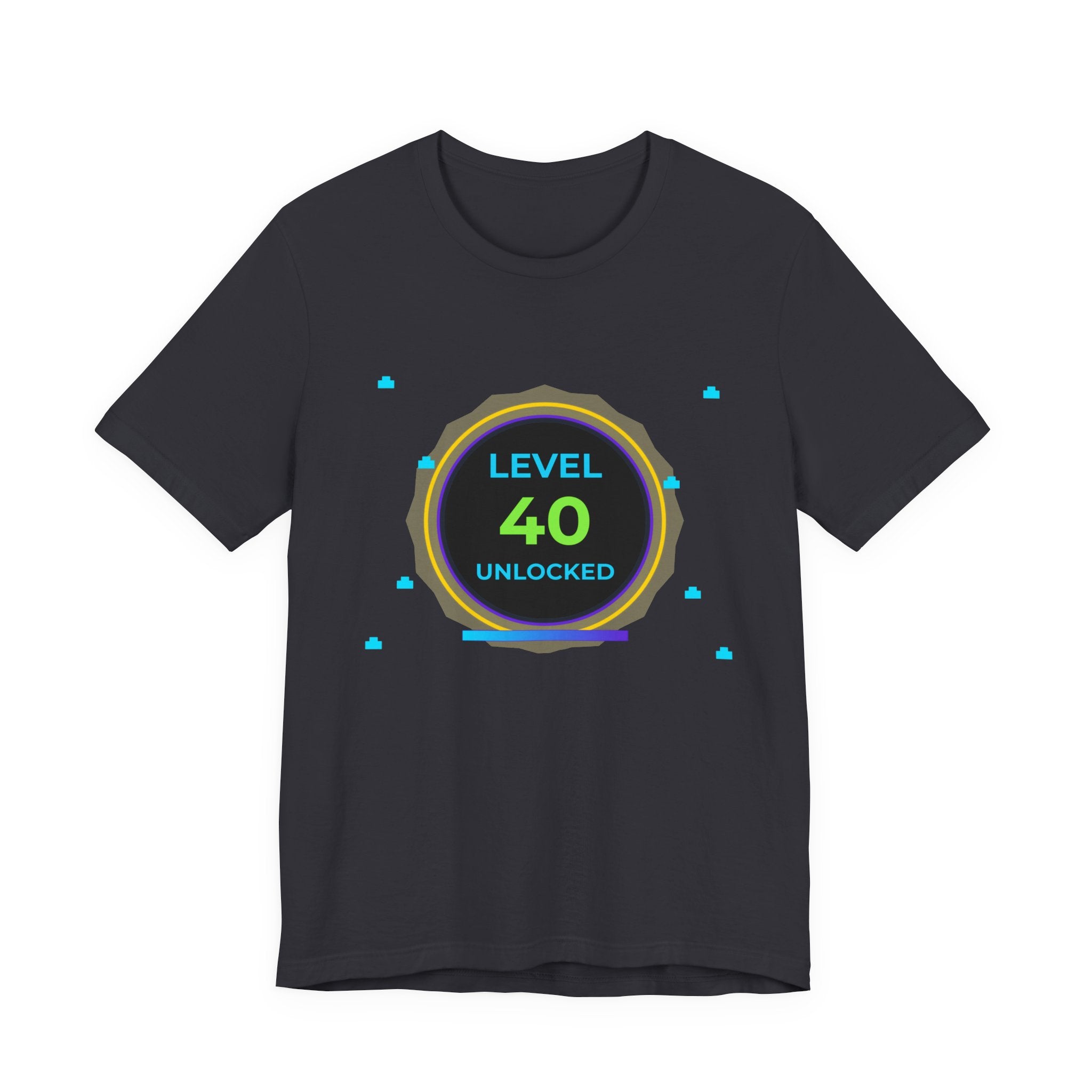 🔥 Level 40 Legend Shirt • Front + Back Design • 40th Birthday Gamer Gift • Retro Gaming Tee • Achievement Badge • Milestone Birthday