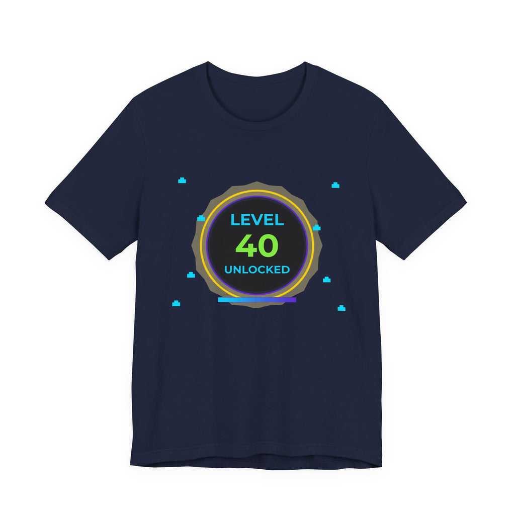 🔥 Level 40 Legend Shirt • Front + Back Design • 40th Birthday Gamer Gift • Retro Gaming Tee • Achievement Badge • Milestone Birthday