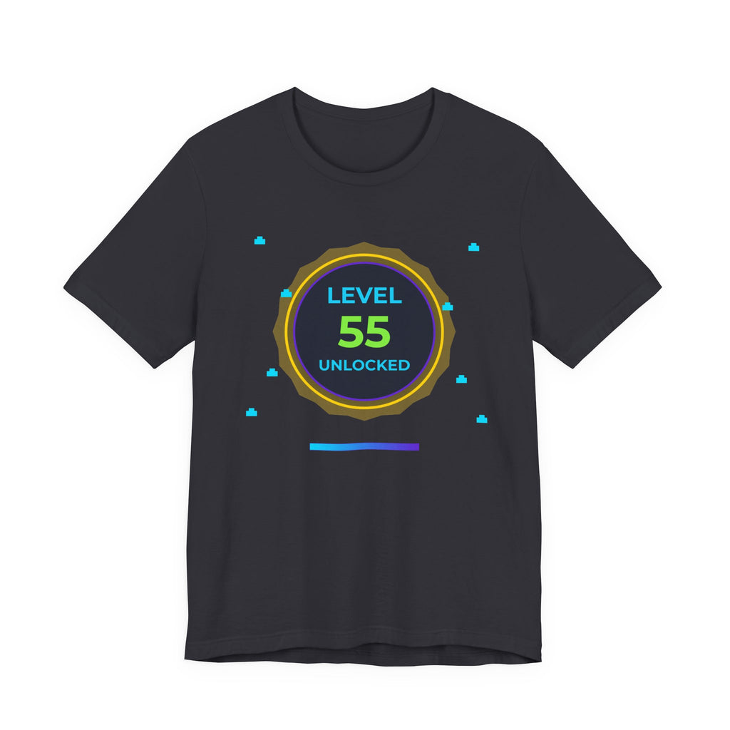 🔥 Level 55 Legend Shirt • Front + Back Design • 55th Birthday Gamer Gift • Retro Gaming Tee • Achievement Badge • Milestone Birthday