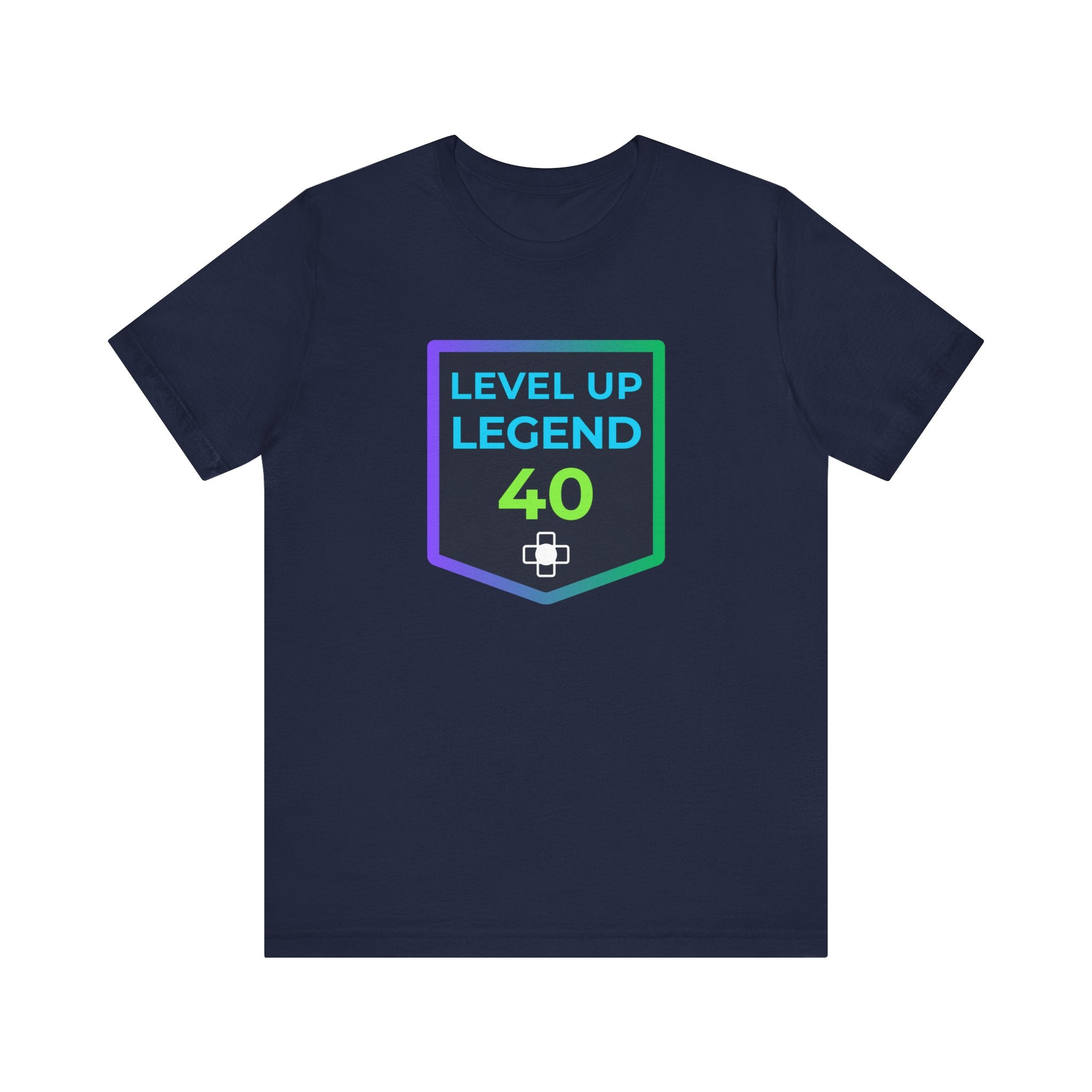 🔥 Level 40 Legend Shirt • Front + Back Design • 40th Birthday Gamer Gift • Retro Gaming Tee • Achievement Badge Design • Milestone Birthday
