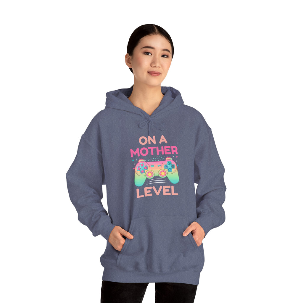 👑 On A Mother Level Hoodie | The Ultimate Mom-Level Gear | Cozy Gaming Sweatshirt