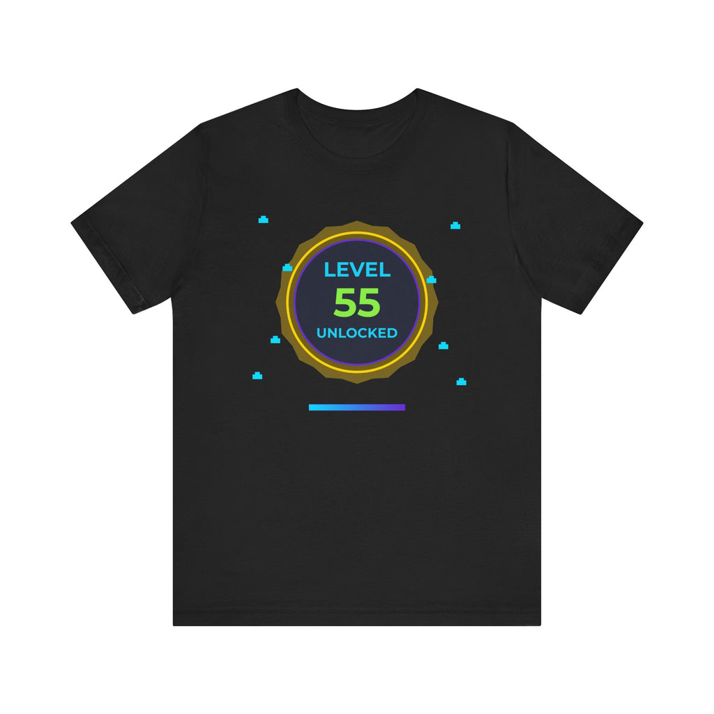 🔥 Level 55 Legend Shirt • Front + Back Design • 55th Birthday Gamer Gift • Retro Gaming Tee • Achievement Badge • Milestone Birthday