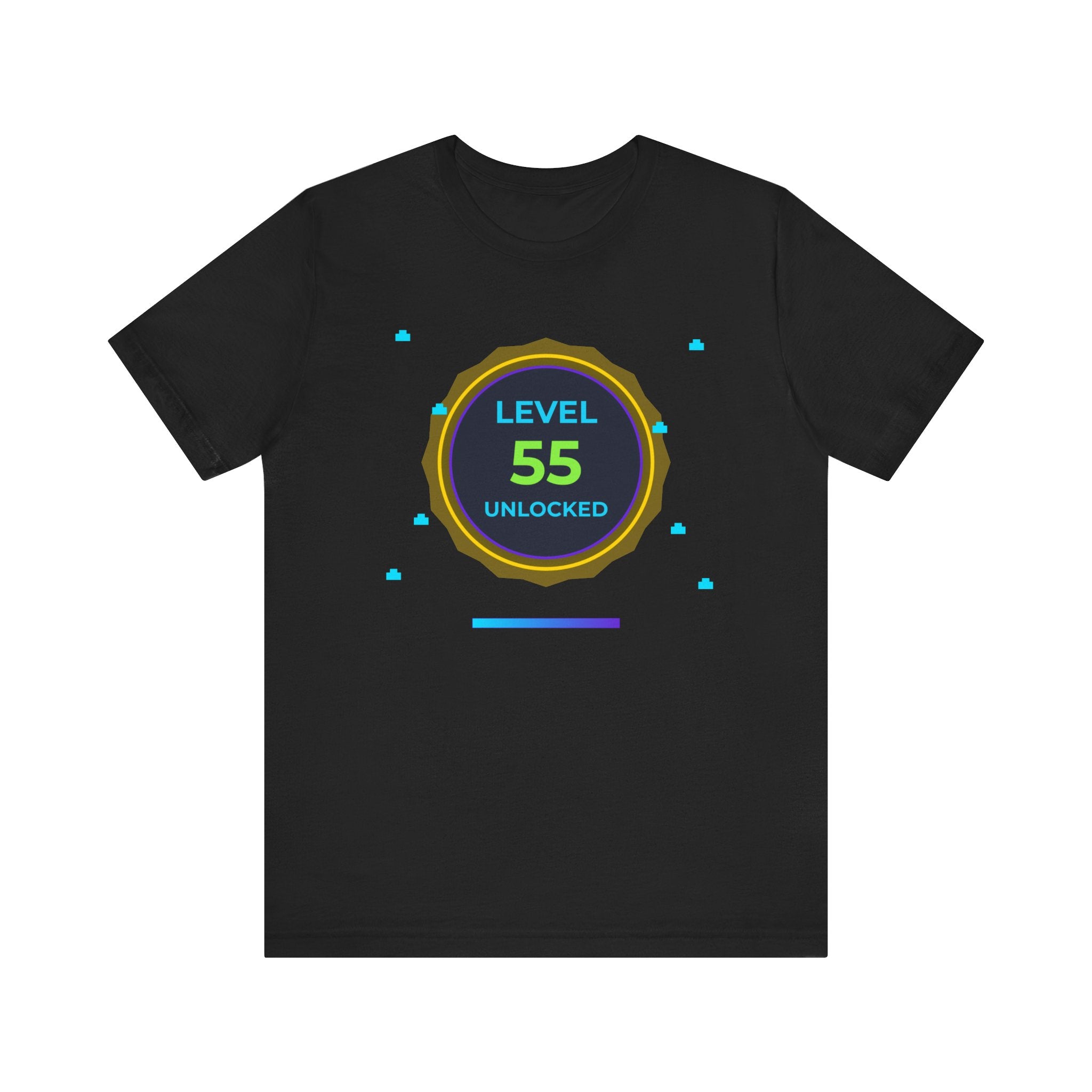 🔥 Level 55 Legend Shirt • Front + Back Design • 55th Birthday Gamer Gift • Retro Gaming Tee • Achievement Badge • Milestone Birthday