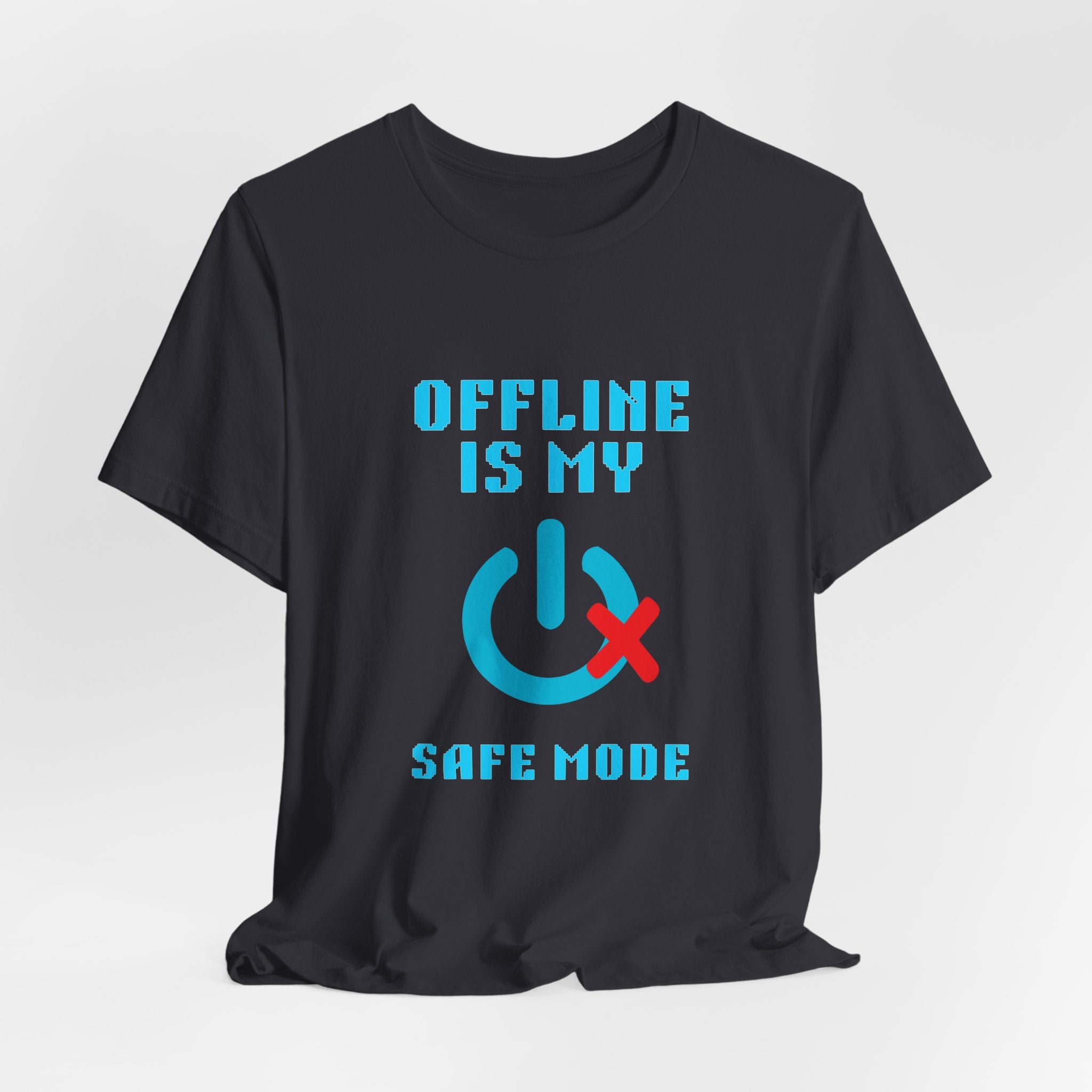 📴 OFFLINE IS MY SAFE MODE Shirt • Connection Status Offline by Choice Tee • Retro Introvert Gamer T-Shirt • Cozy Solo Quest 80s 90s Gift
