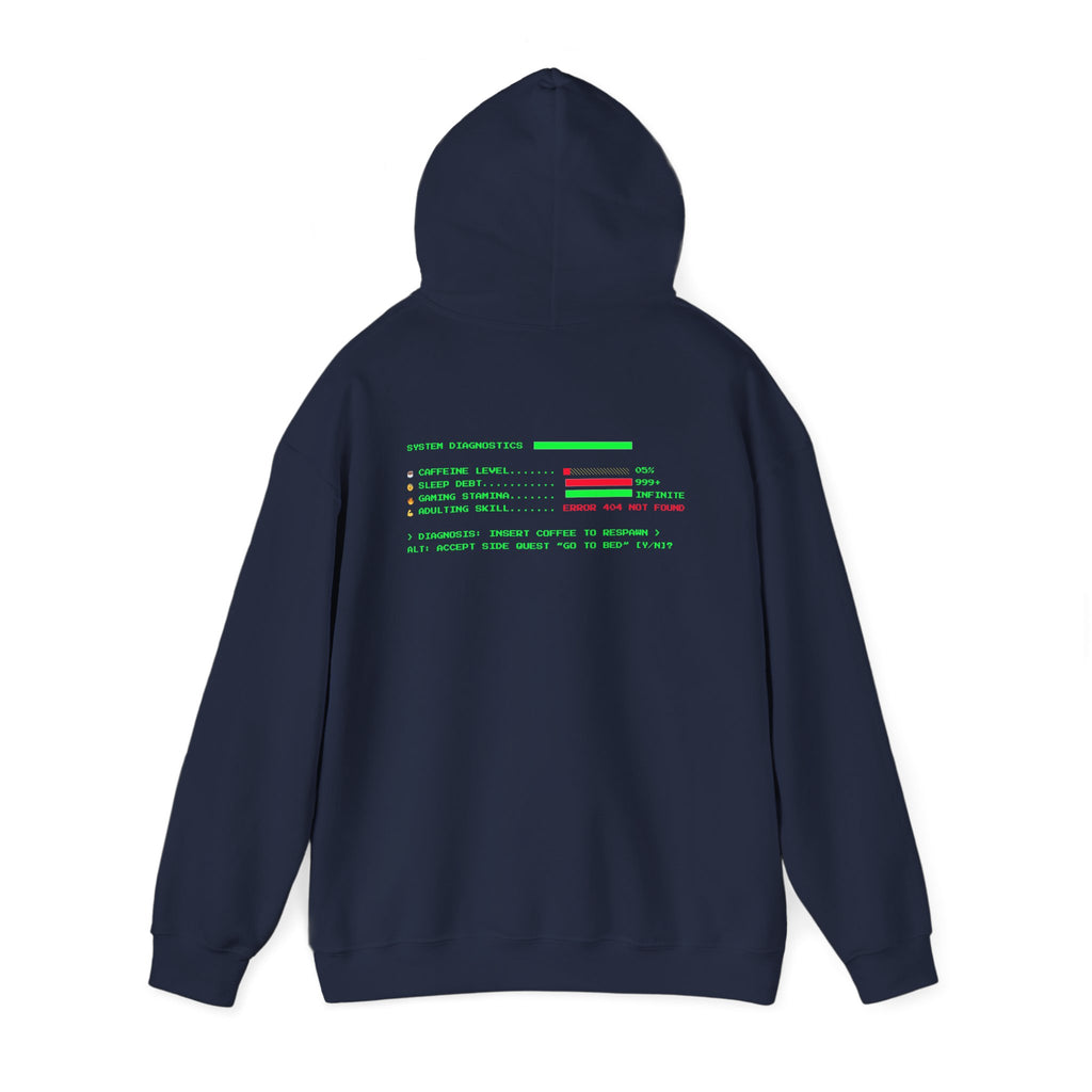 🔥 Low Energy Gamer Hoodie • Caffeine Required to Respawn • Funny Coffee Addict Hoodie • System Critical Pullover • Gift for Gamers & Coders